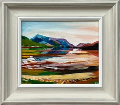 Colourful Landscape Painting of the Scottish Highlands by Contemporary Artist