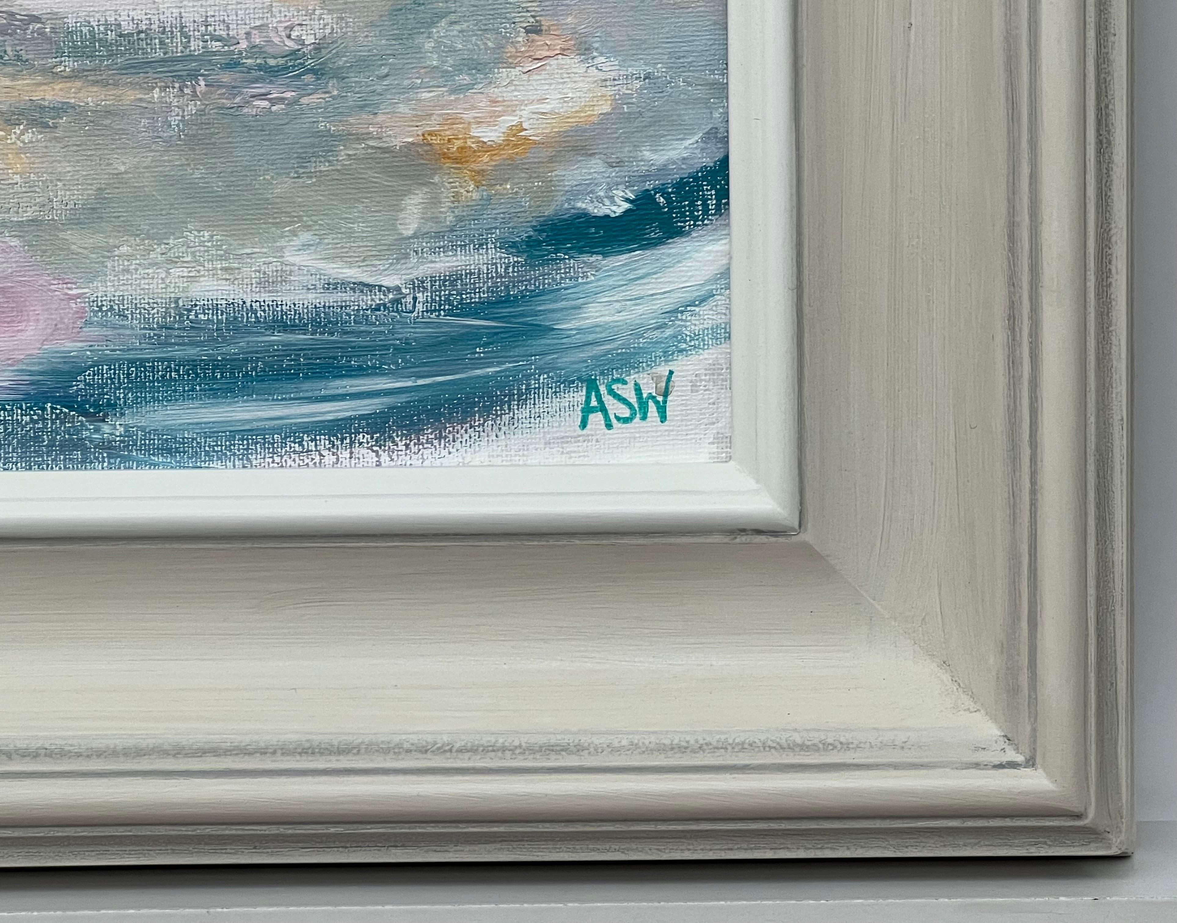 Ethereal Horizon - Paesaggio marino astratto e onirico dell'artista britannica contemporanea Angela Wakefield.

L'arte misura 12 x 10 pollici
La cornice misura 18 x 16 pollici

