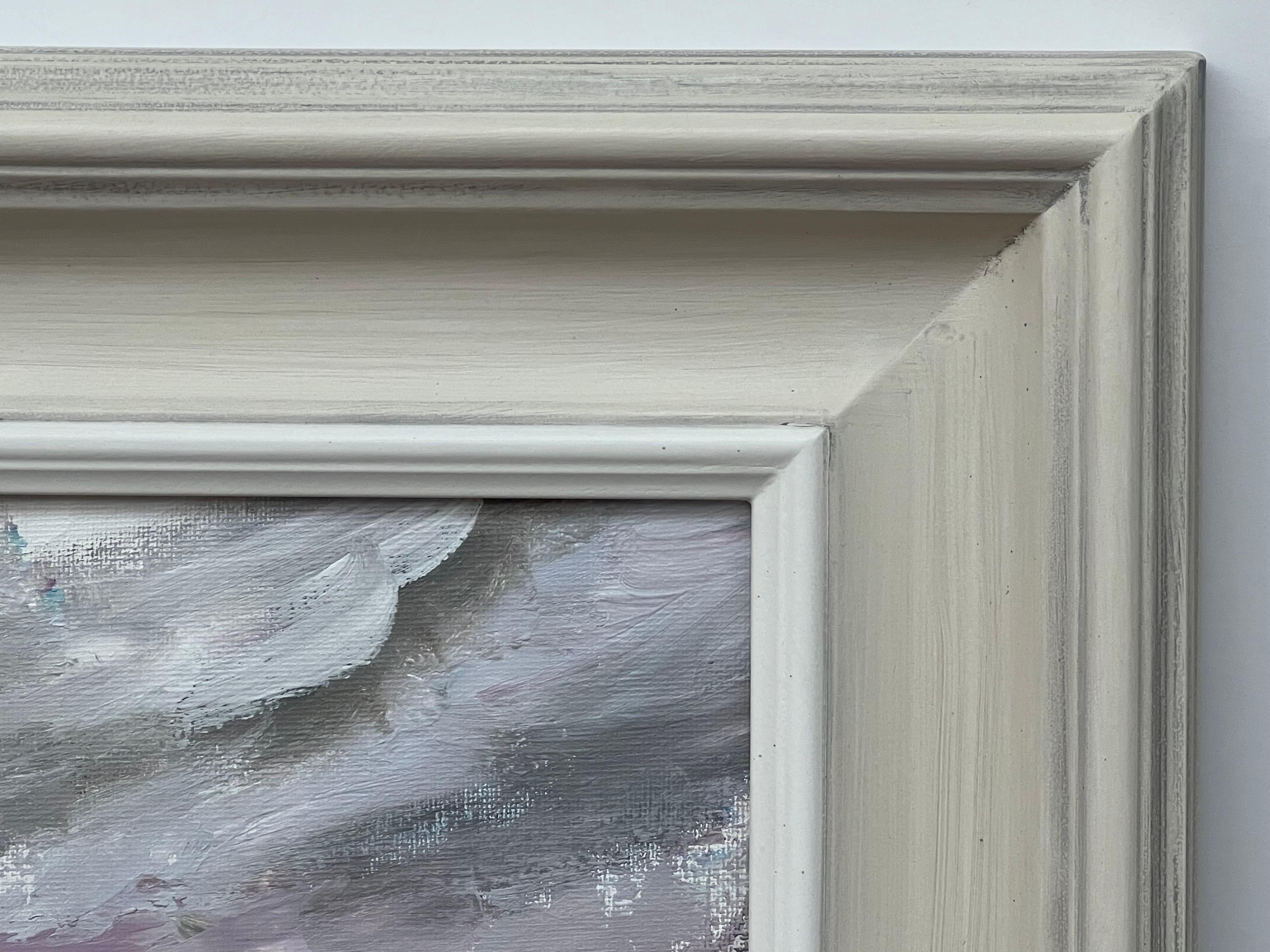 Ethereal Horizon - Paesaggio marino astratto e onirico di un artista contemporaneo in vendita 1