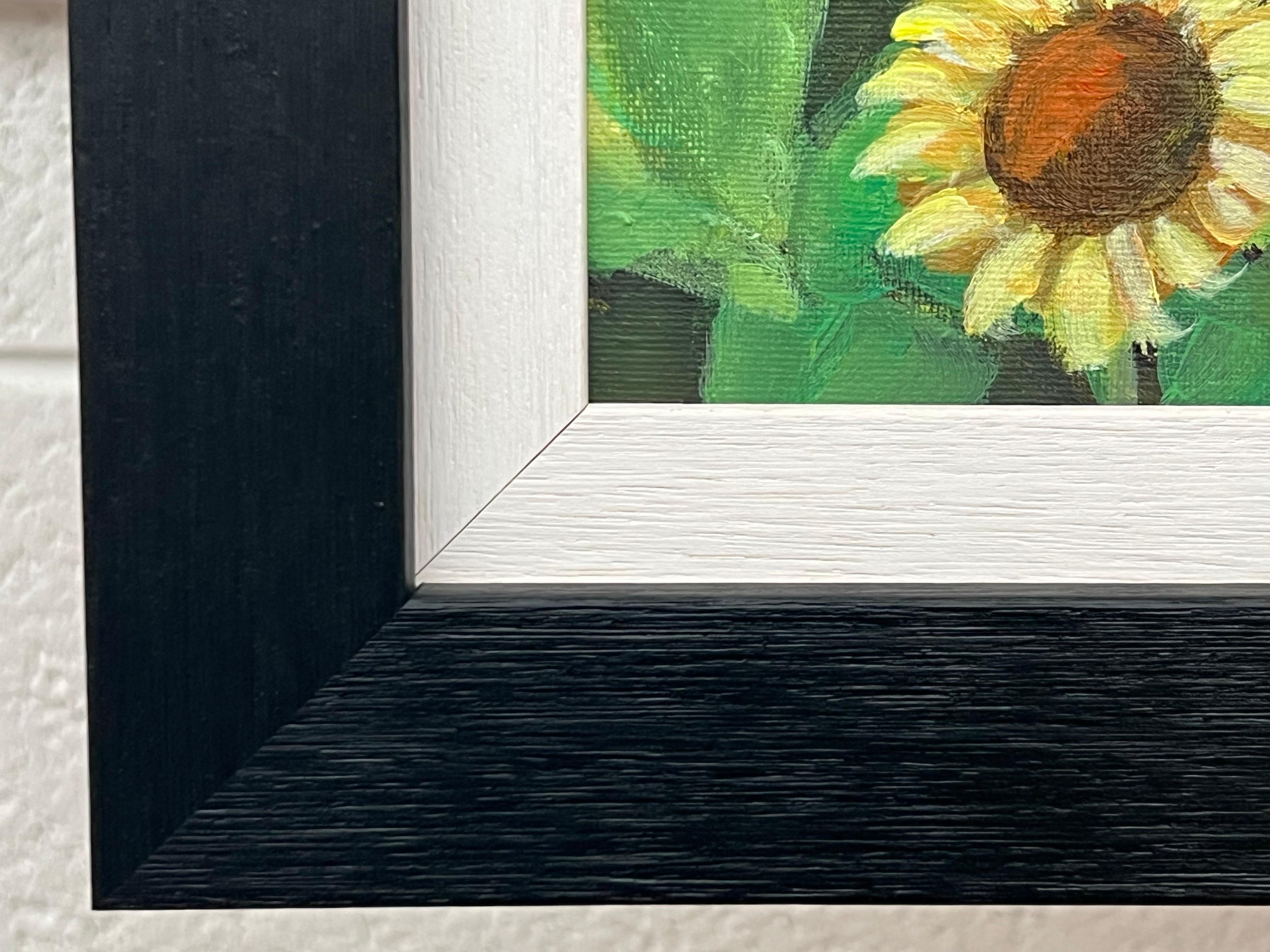 Campo de Girasoles en Verano en Francia II por Artista Británico Contemporáneo en venta 14