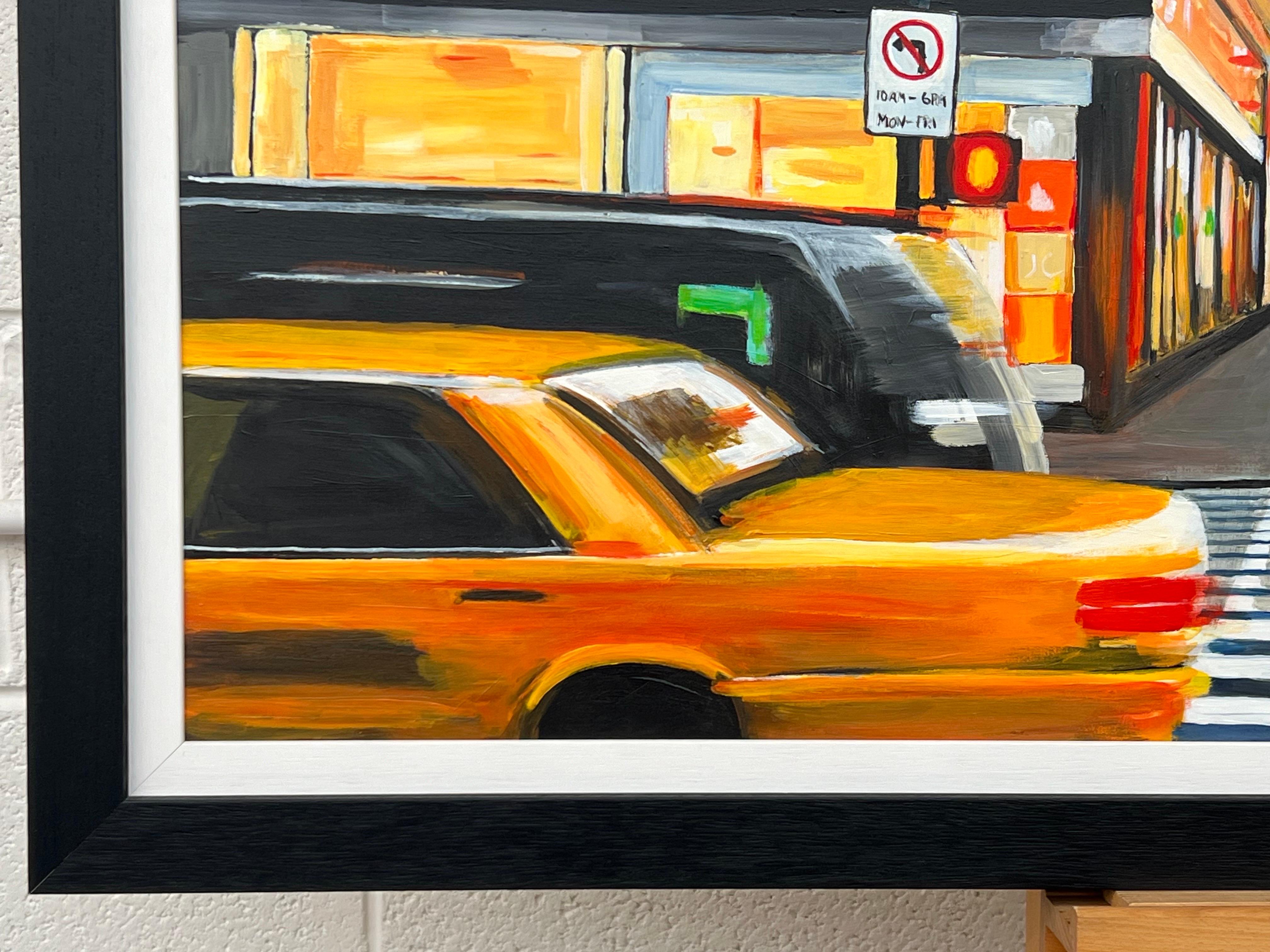 Fifth Avenue Manhattan New York City Panoramagemälde von Contemporary Artist im Angebot 2