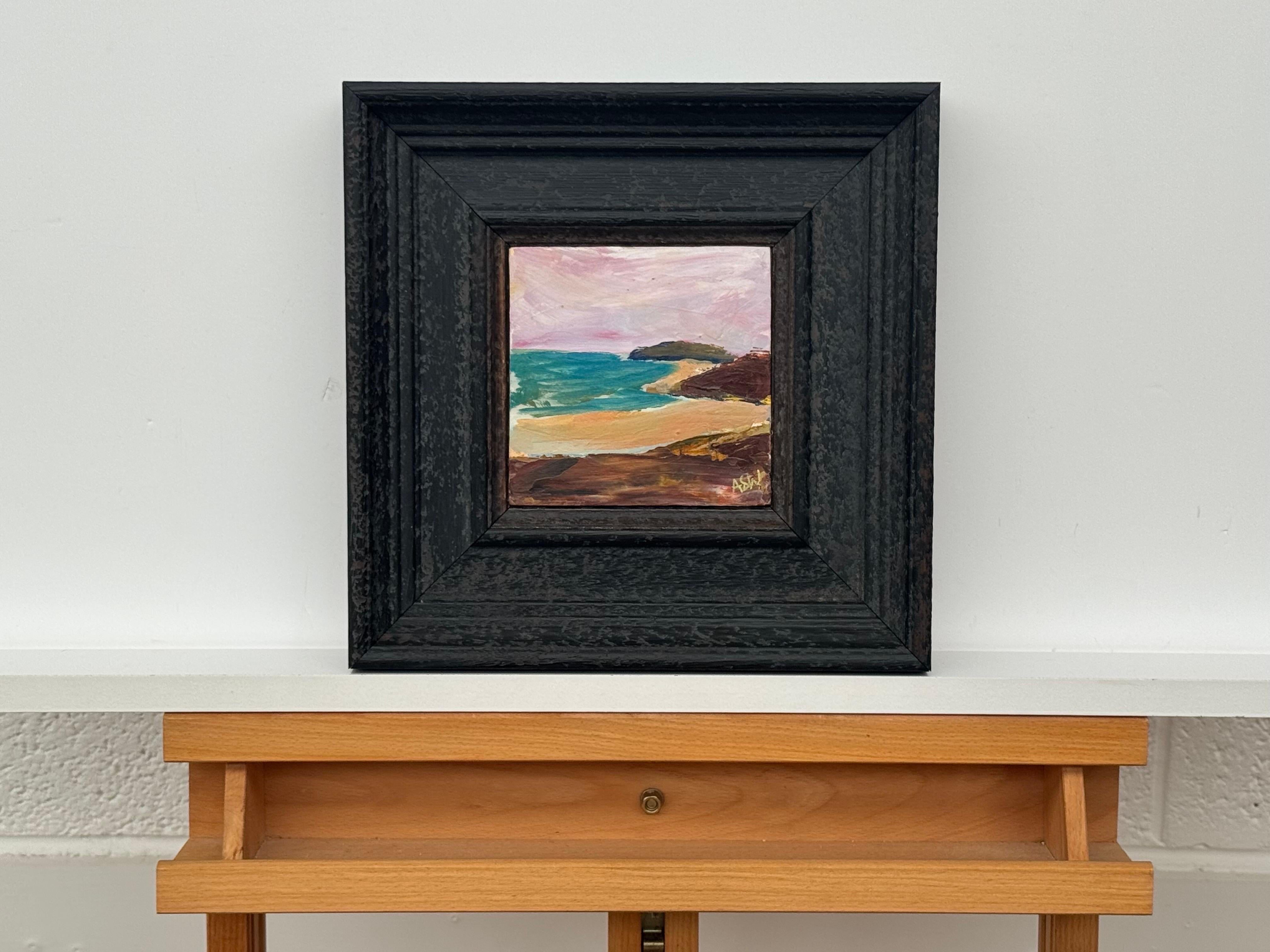 Impasto Abstrakte Seelandschaft Landschaft Miniaturstudie der britischen Künstlerin Angela Wakefield

Kunst misst 5 x 5 Zoll
Rahmen misst 11 x 11 Zoll

Angela Wakefield - 