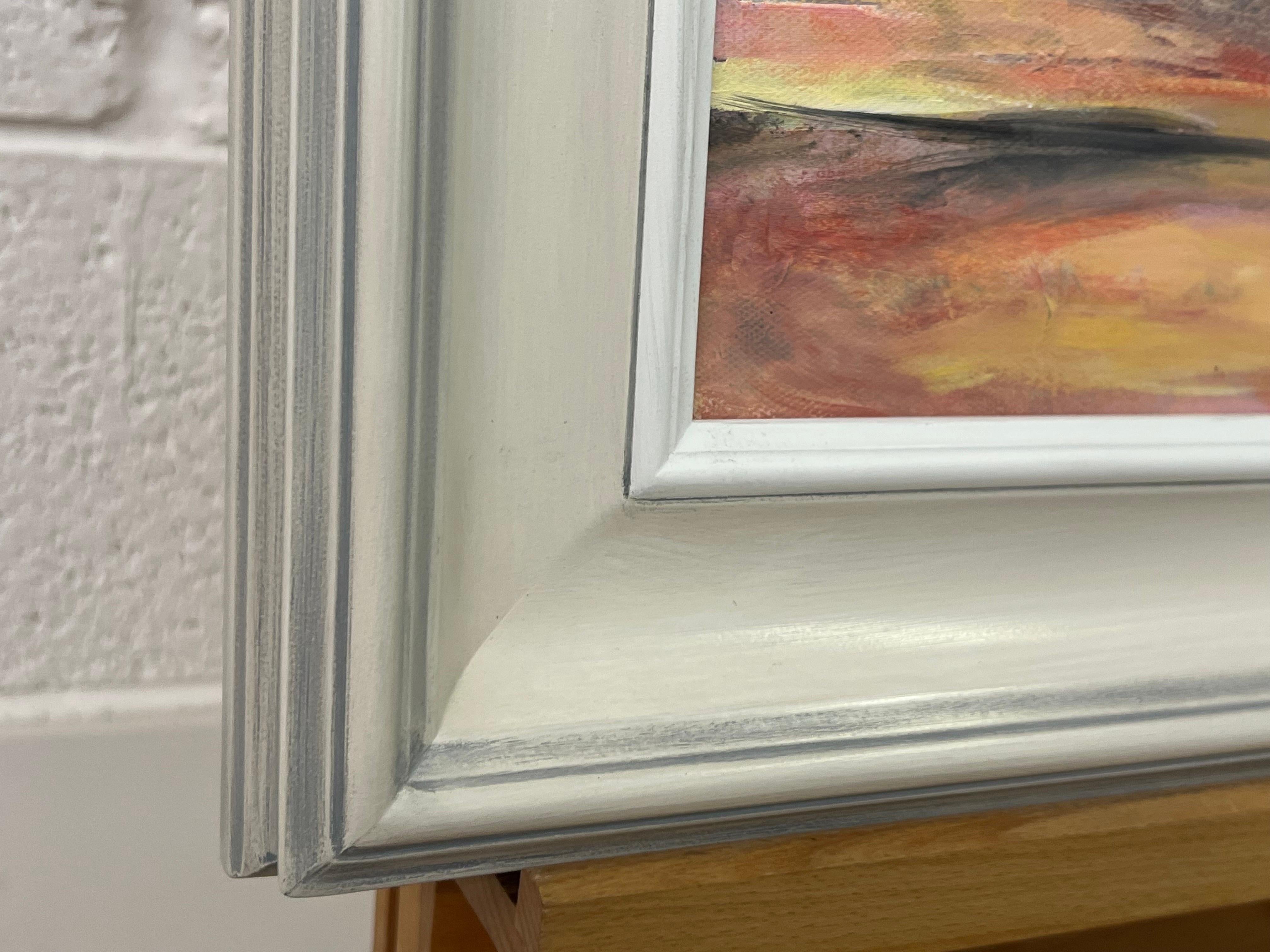 Paysage abstrait impressionniste de la Moorland anglaise par l'artiste contemporain en vente 3