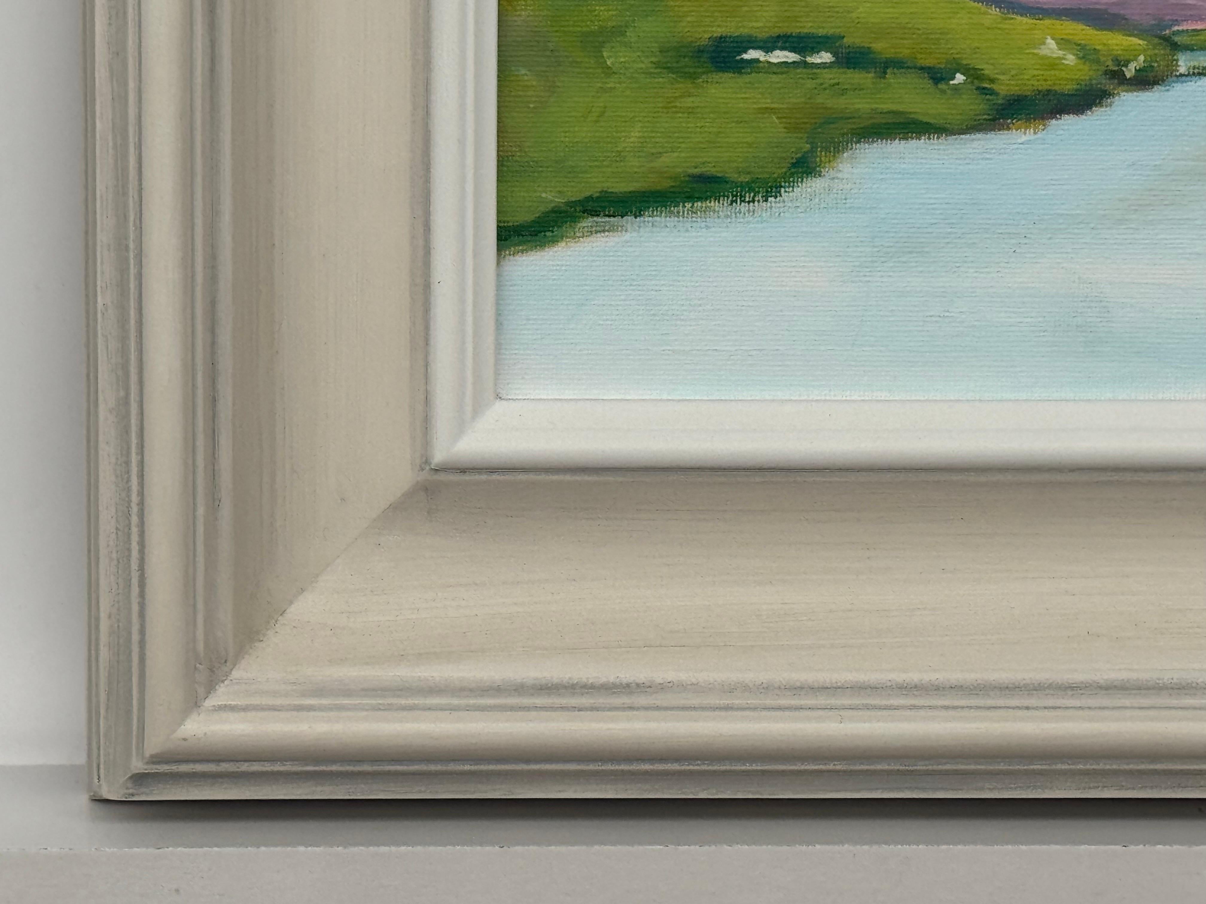 Paesaggio dipinto sul fiume Hudson, nello Stato di New York, USA, da un artista britannico in vendita 6