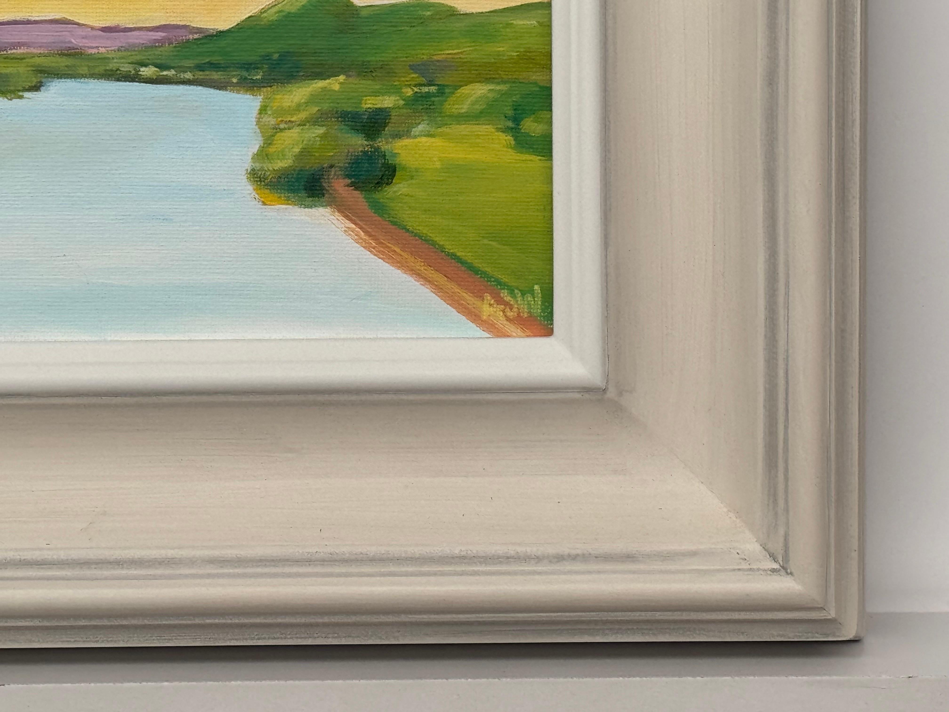 Pittura di paesaggio del fiume Hudson, Stato di New York, USA dell'artista contemporanea britannica Angela Wakefield.

L'arte misura 12 x 10 pollici
La cornice misura 18 x 16 pollici

Angela Wakefield (britannica, XXI secolo)
