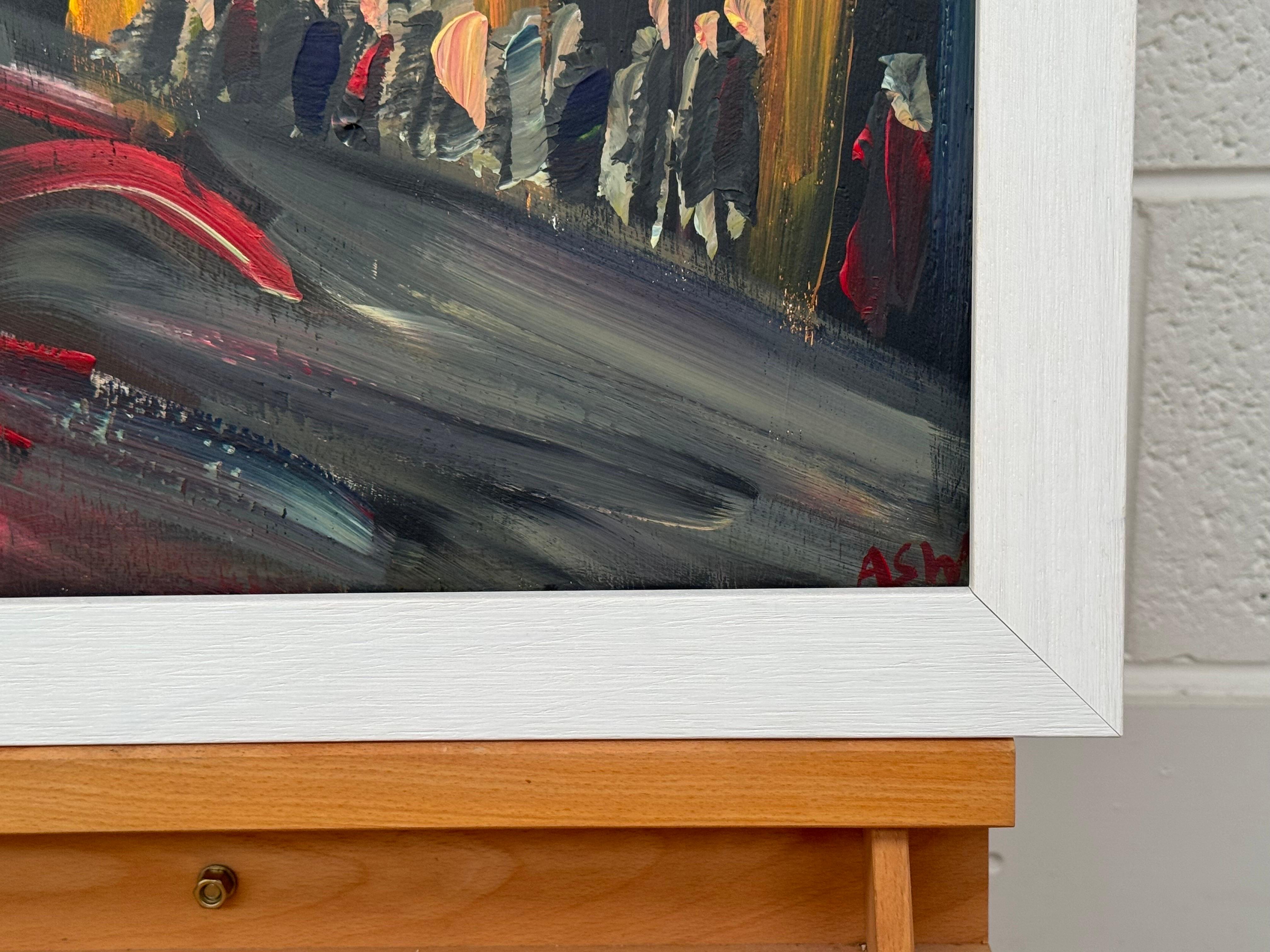Manchester Abstract Expressionist Art by Contemporary Artist - a Rare Early Work For Sale 1