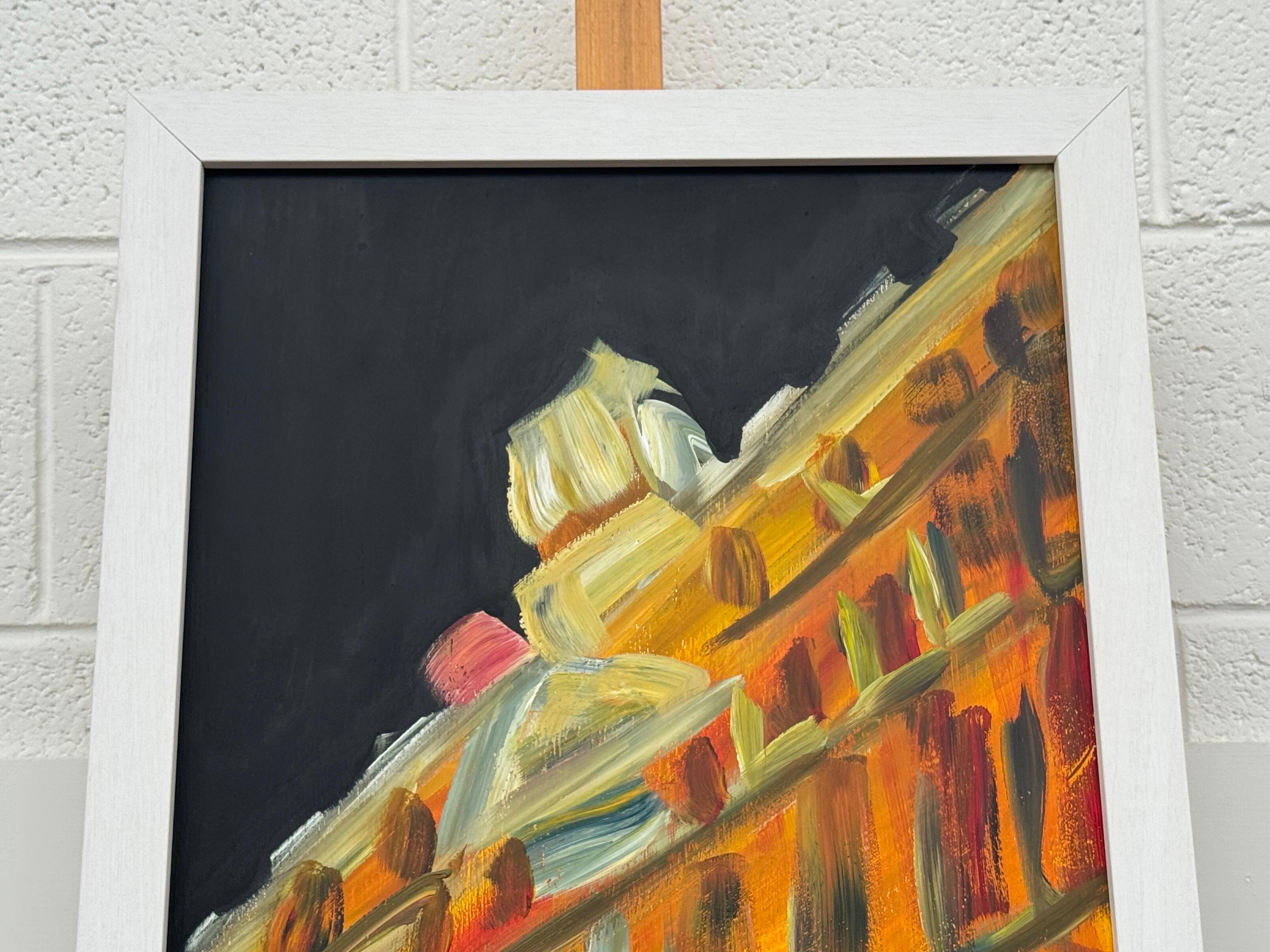 Manchester Abstract Expressionist Art by Contemporary Artist - a Rare Early Work For Sale 3