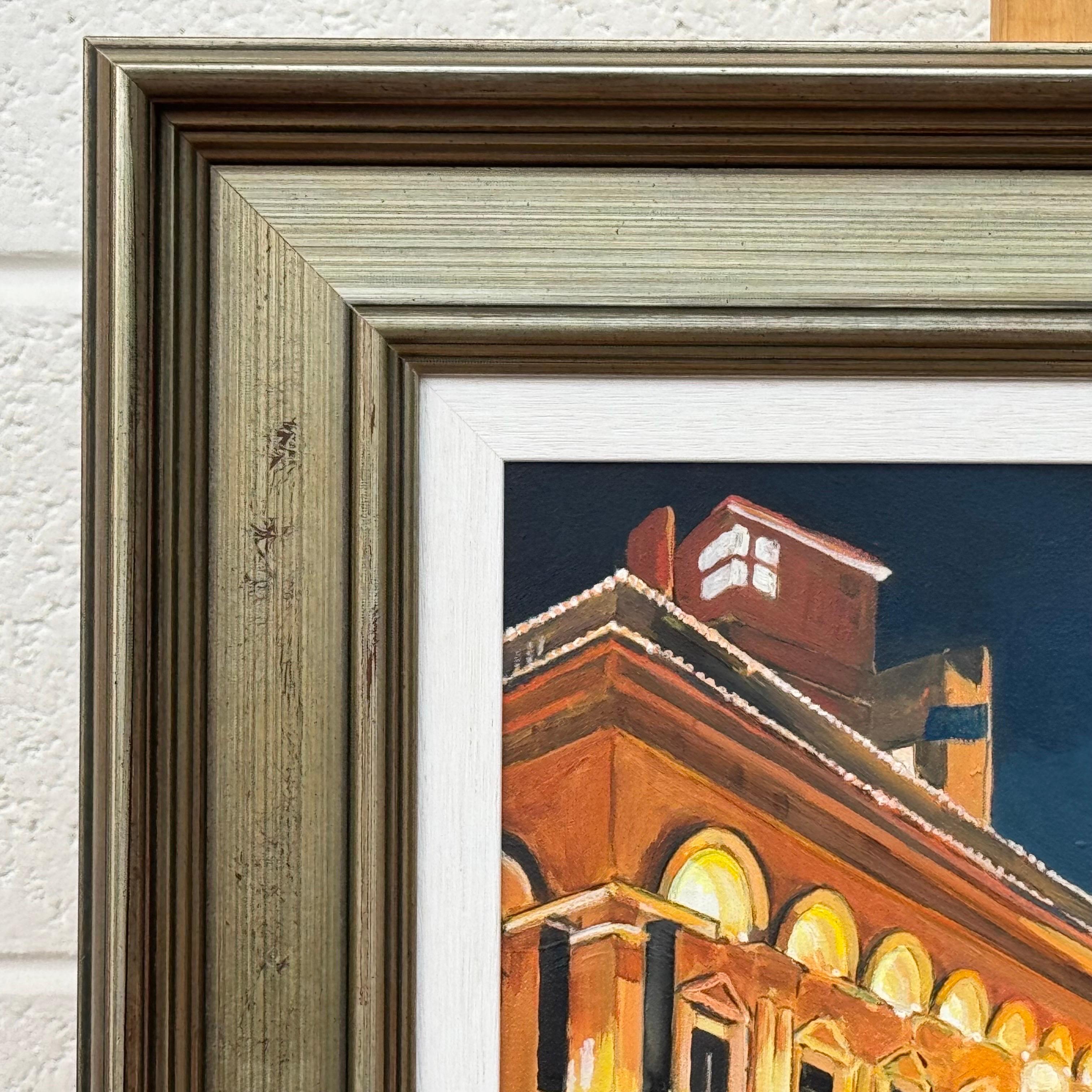 Manchester England Urban Art in a Bronze Frame by Contemporary British Artist For Sale 6