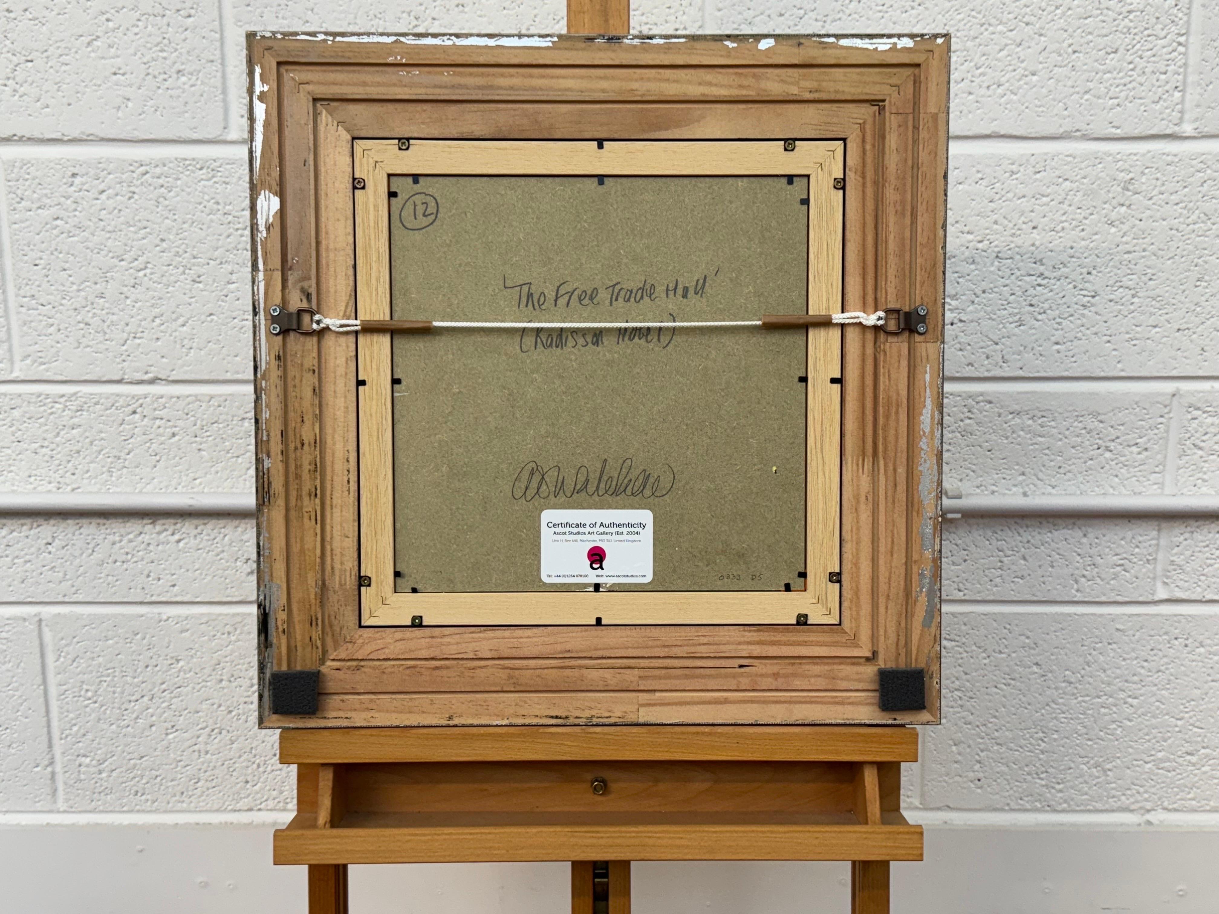 Manchester England Urban Art in a Bronze Frame by Contemporary British Artist For Sale 4