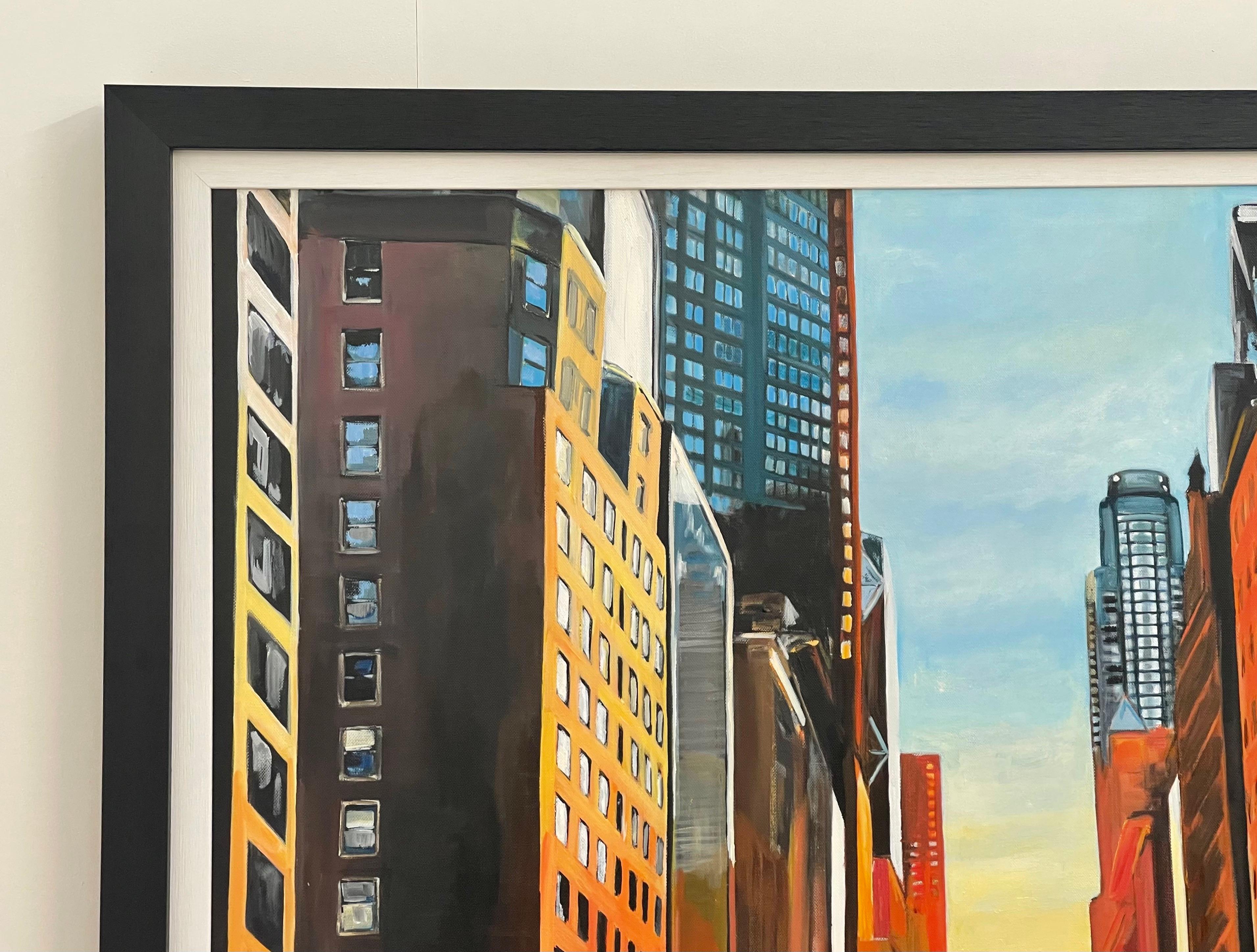 Manhattan Henge Truck Puesta de sol en Nueva York por un artista británico contemporáneo en venta 5