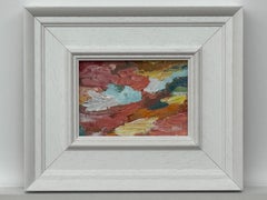 Miniature Abstract Landscape Art Study by Contemporary Artist