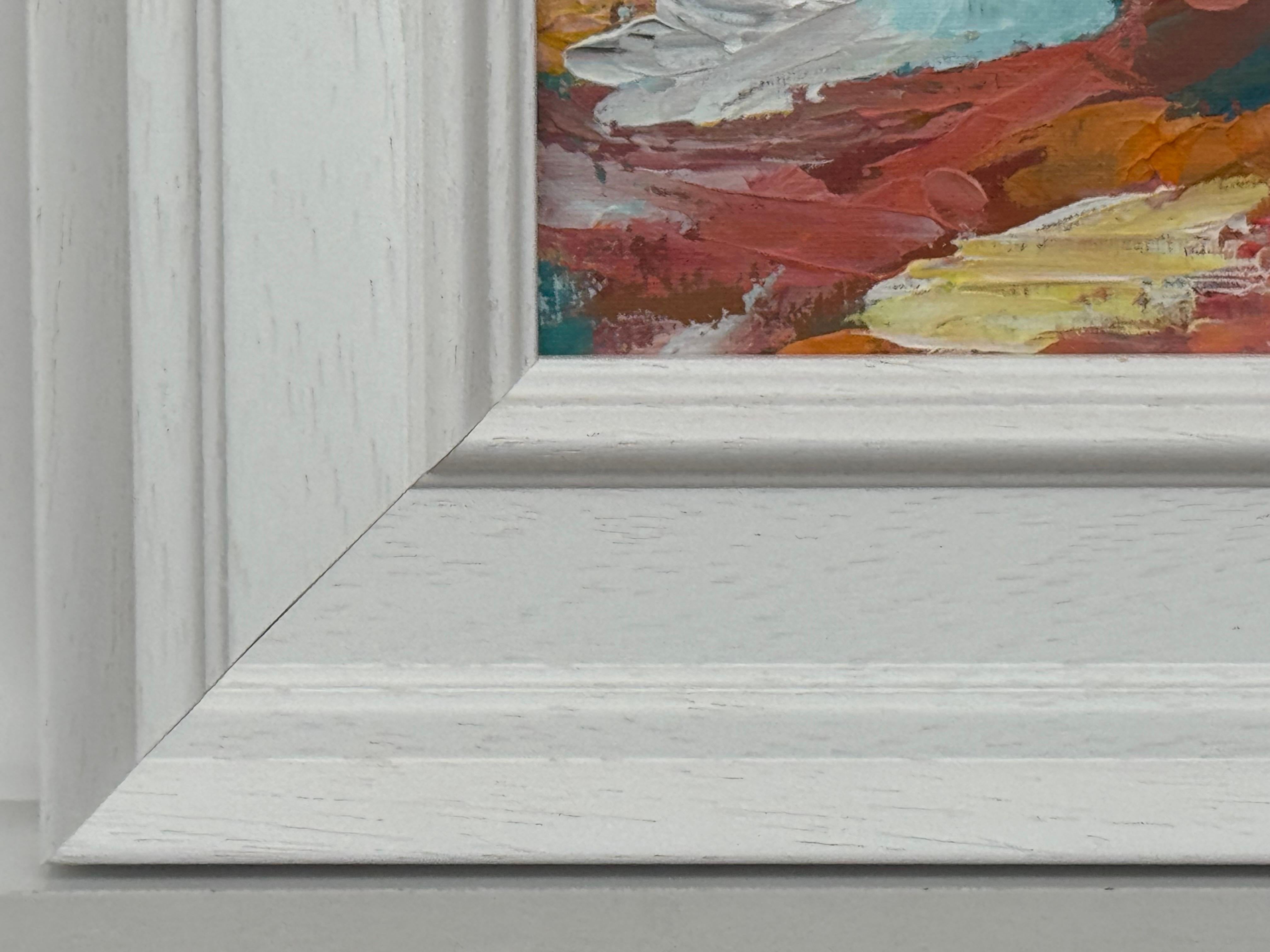Miniature Abstract Landscape Art Study by Contemporary Artist For Sale 2