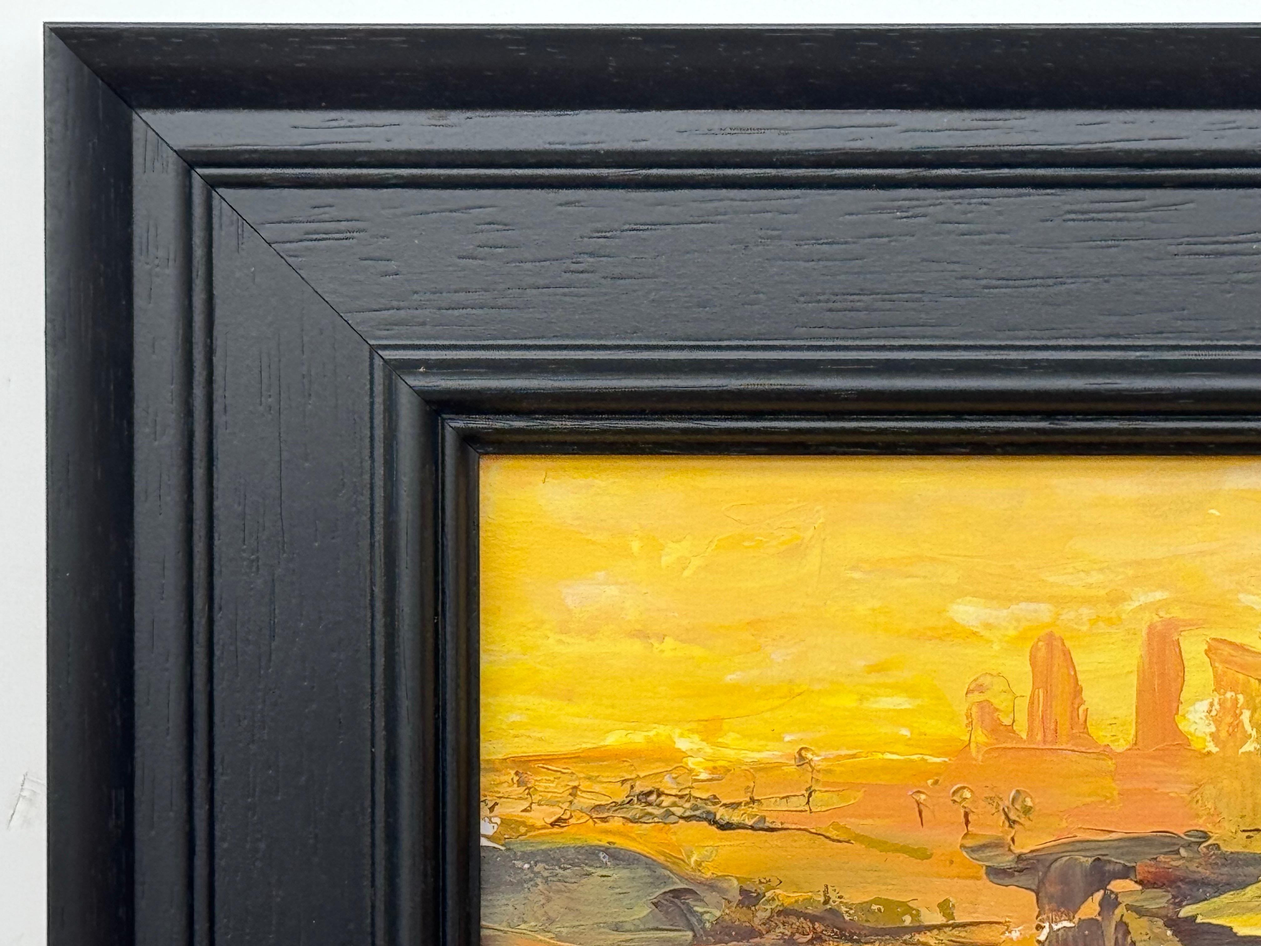Miniatura del paesaggio urbano di Los Angeles California realizzata da un artista contemporaneo in vendita 2