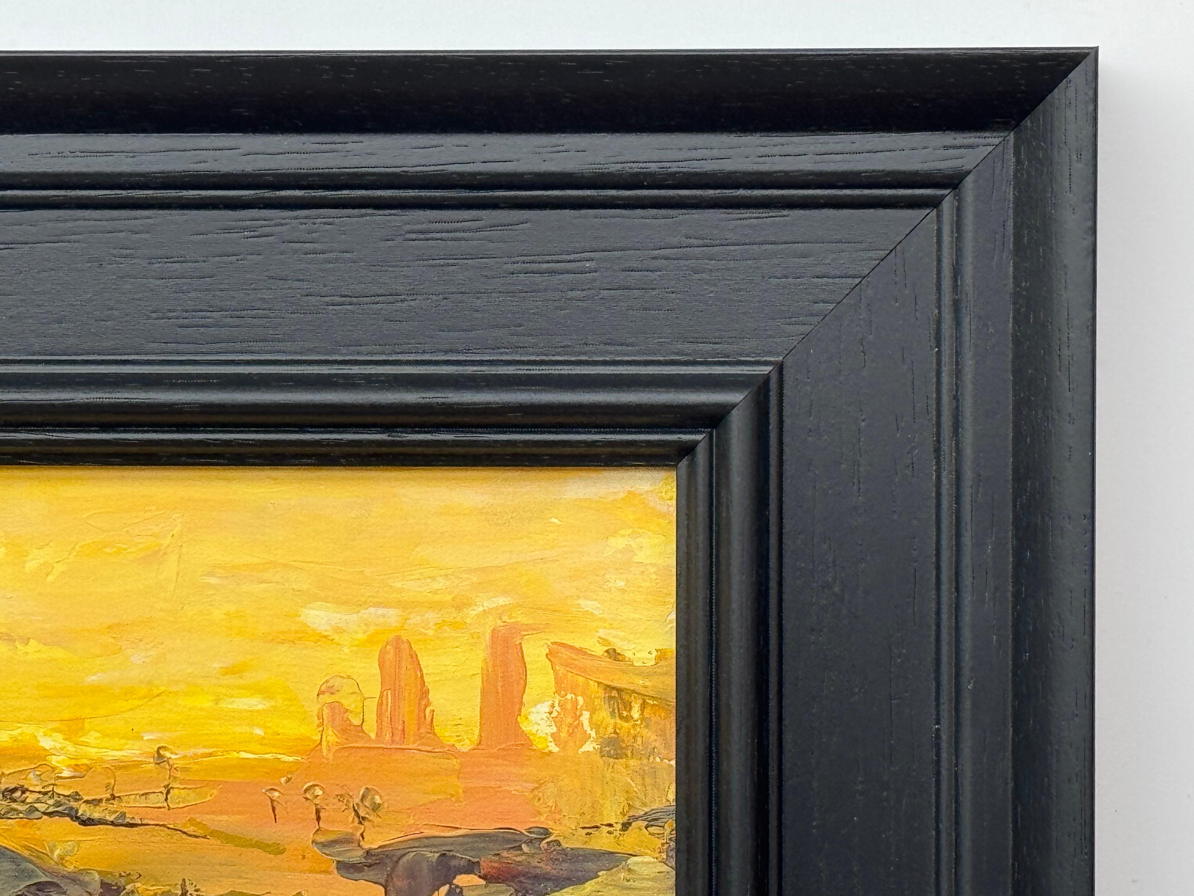 Miniatura del paesaggio urbano di Los Angeles California realizzata da un artista contemporaneo in vendita 3