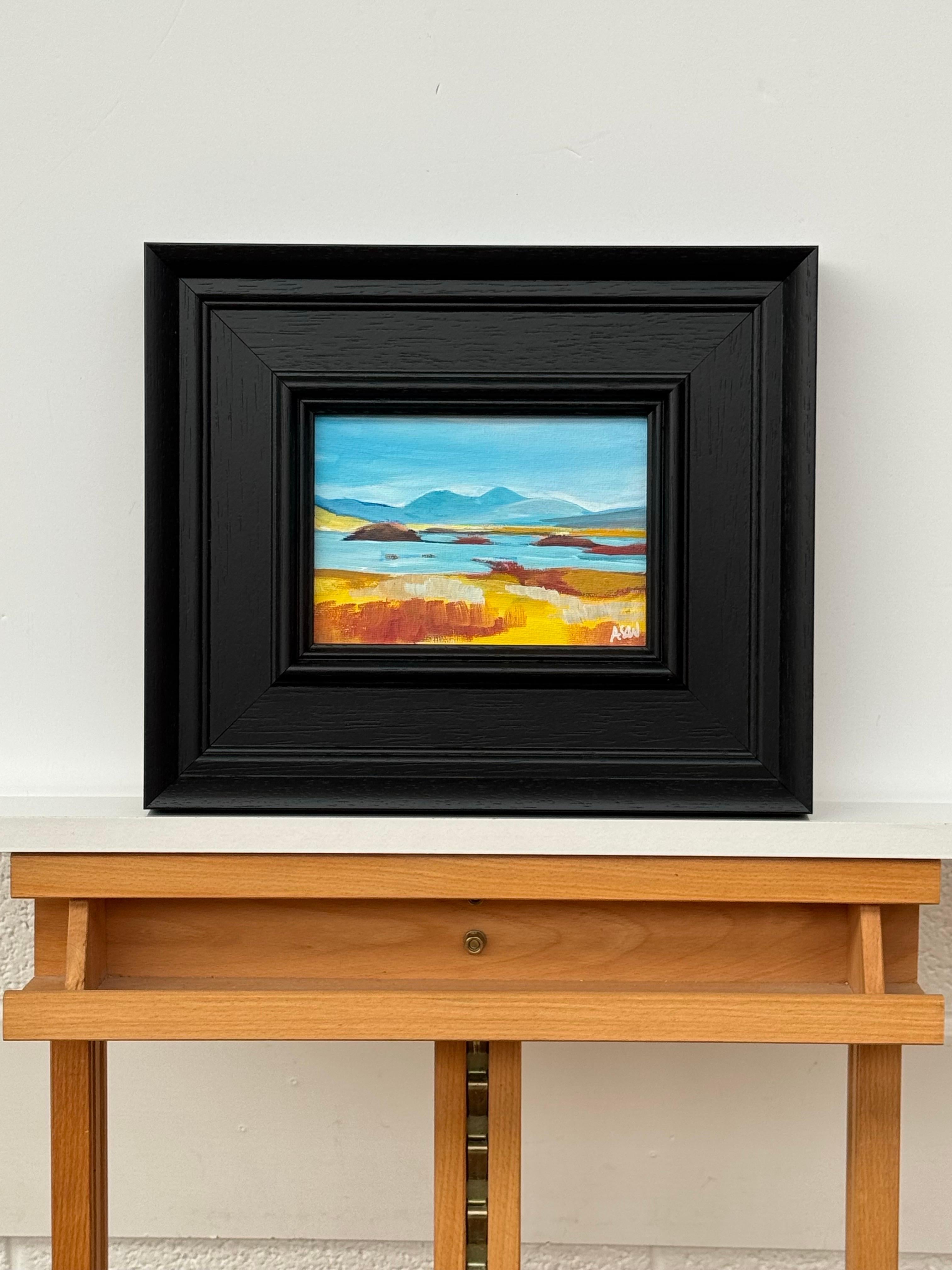 Paisaje en miniatura de las Tierras Altas de Escocia por un artista contemporáneo en venta 5
