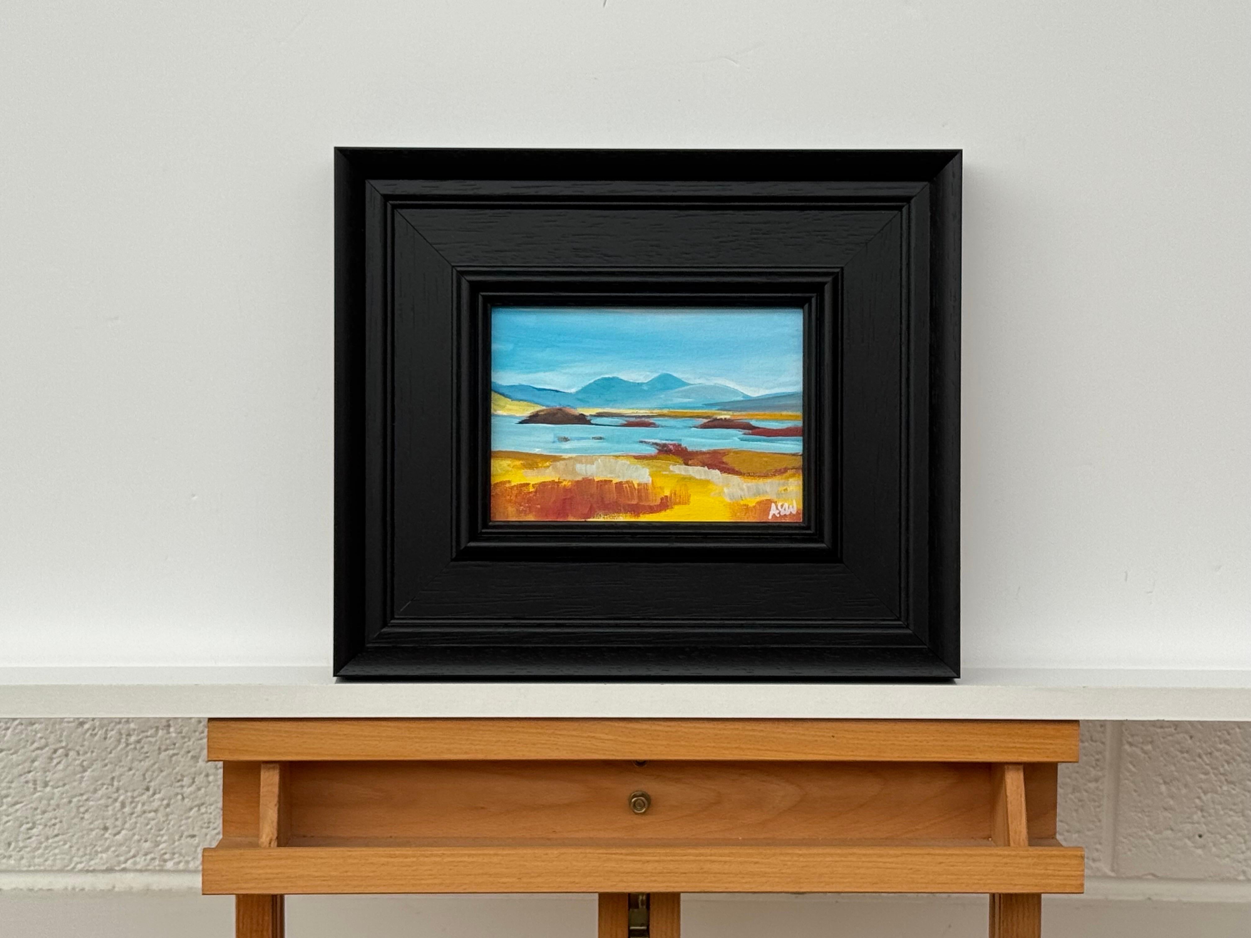 Paisaje en miniatura de las Tierras Altas de Escocia por un artista contemporáneo en venta 8