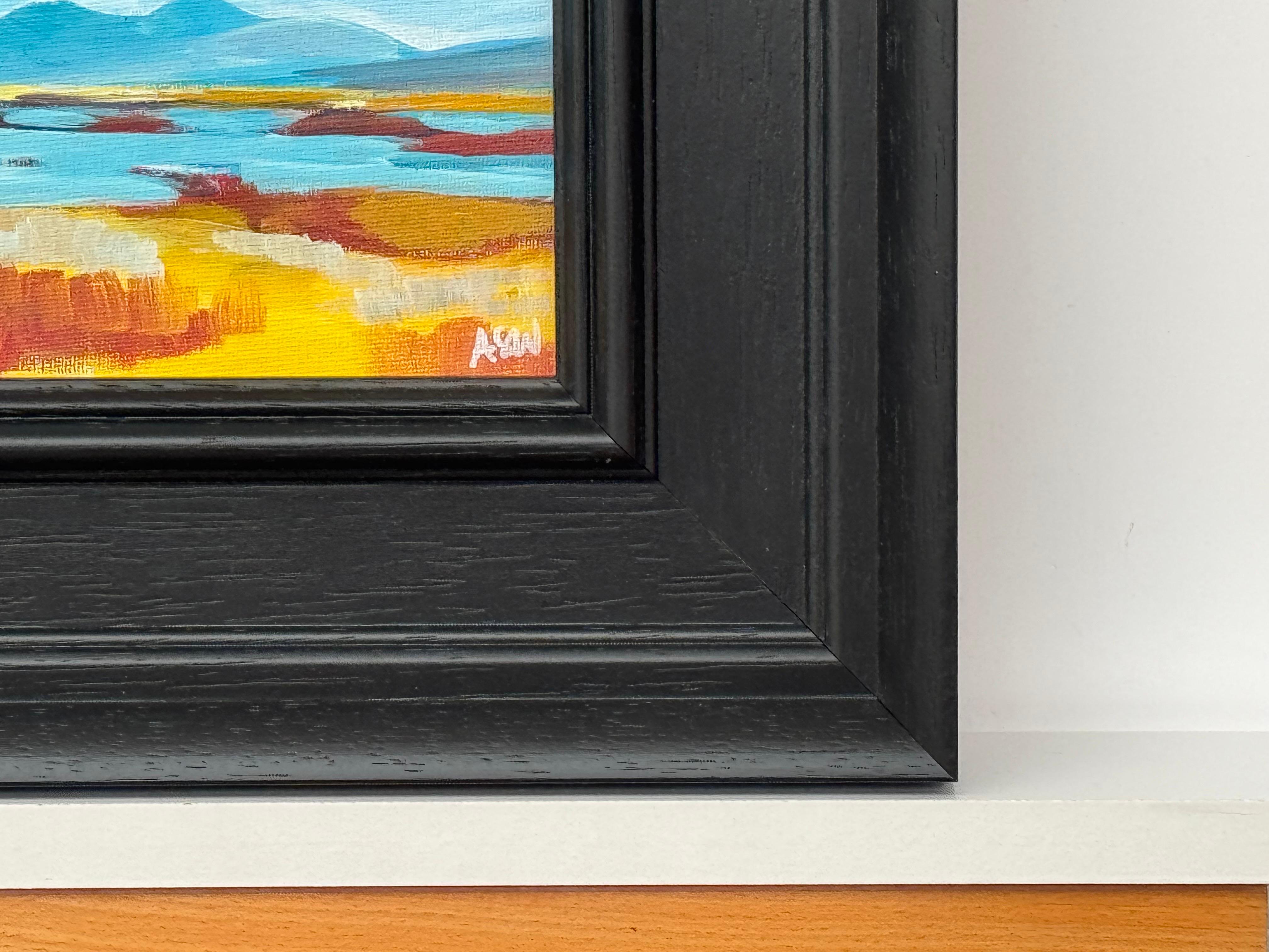 Paisaje en miniatura de las Tierras Altas de Escocia por un artista contemporáneo en venta 1