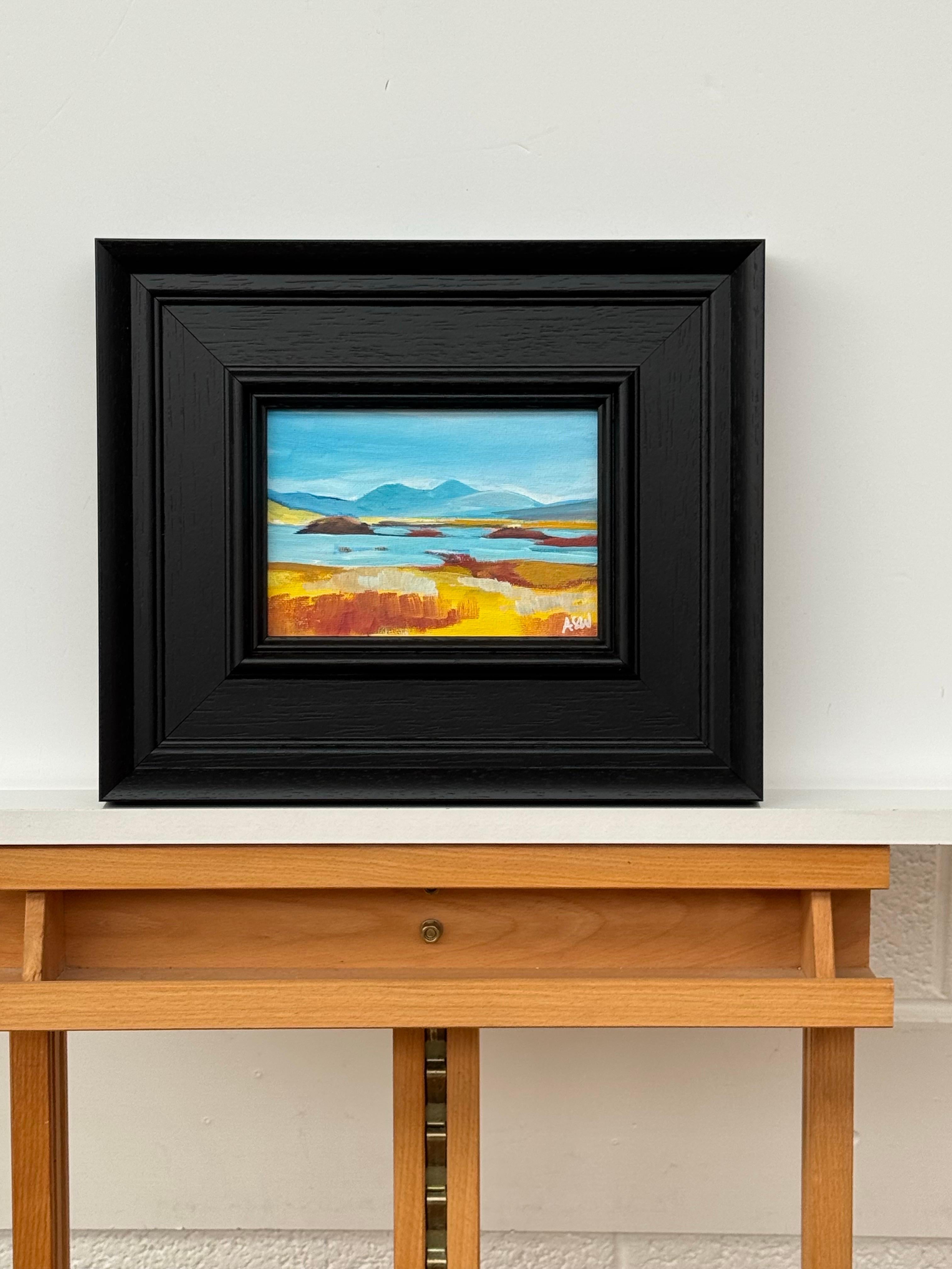 Paisaje en miniatura de las Tierras Altas de Escocia por un artista contemporáneo en venta 2
