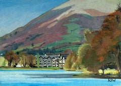 Miniature Landscape of Daffodil Hotel at Grasmere in the Lake District England