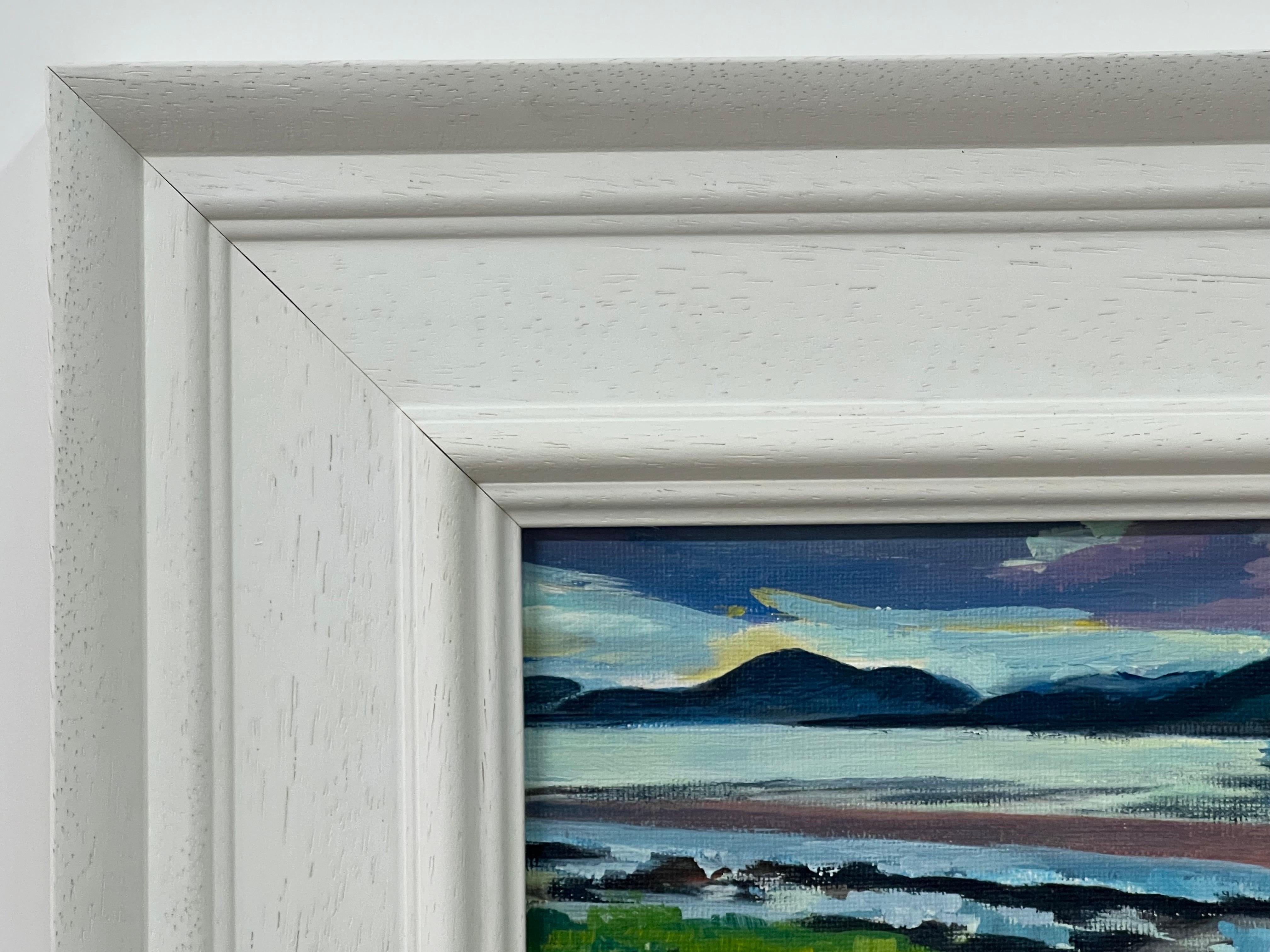 Miniature Landscape of Fort William in the Scottish Highlands by British Artist For Sale 3