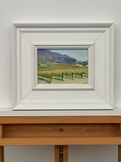 Miniature Landscape of French Vineyard in Wine Region using Pastel Shades