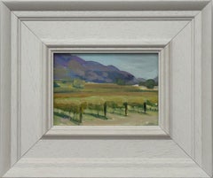 Miniature Landscape of French Vineyard in Wine Region using Pastel Shades