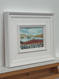 Miniature Landscape of Haweswater with Dry Stone Wall in Lake District England