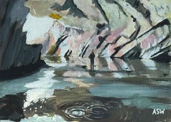 Miniature Landscape of Rydal Caves on Loughrigg Fell in Lake District England