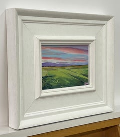 Miniature Landscape of the East Coast of Scottish Highlands by British Artist