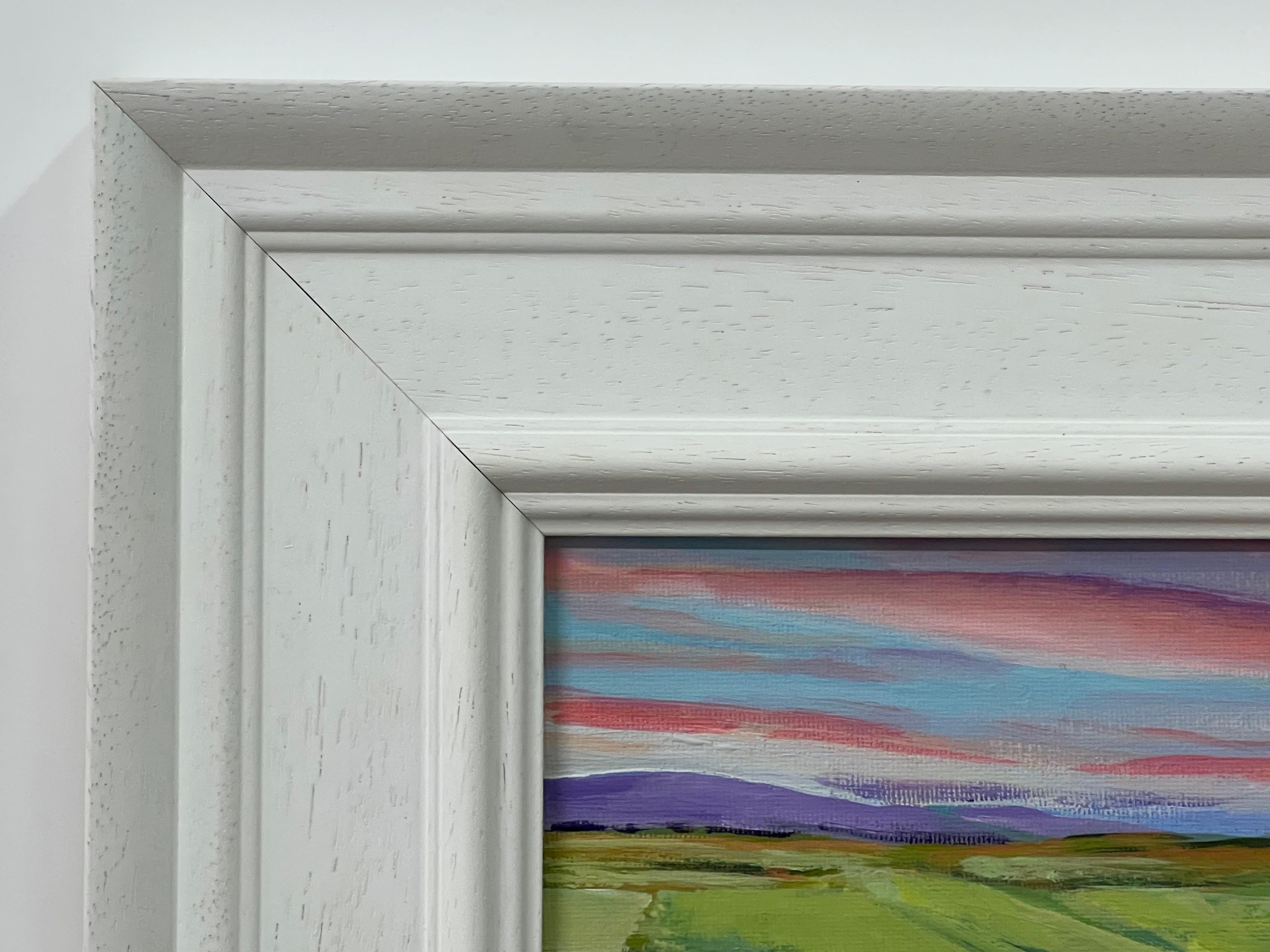 Paysage miniature de la côte est des Highlands écossais par un artiste britannique en vente 2