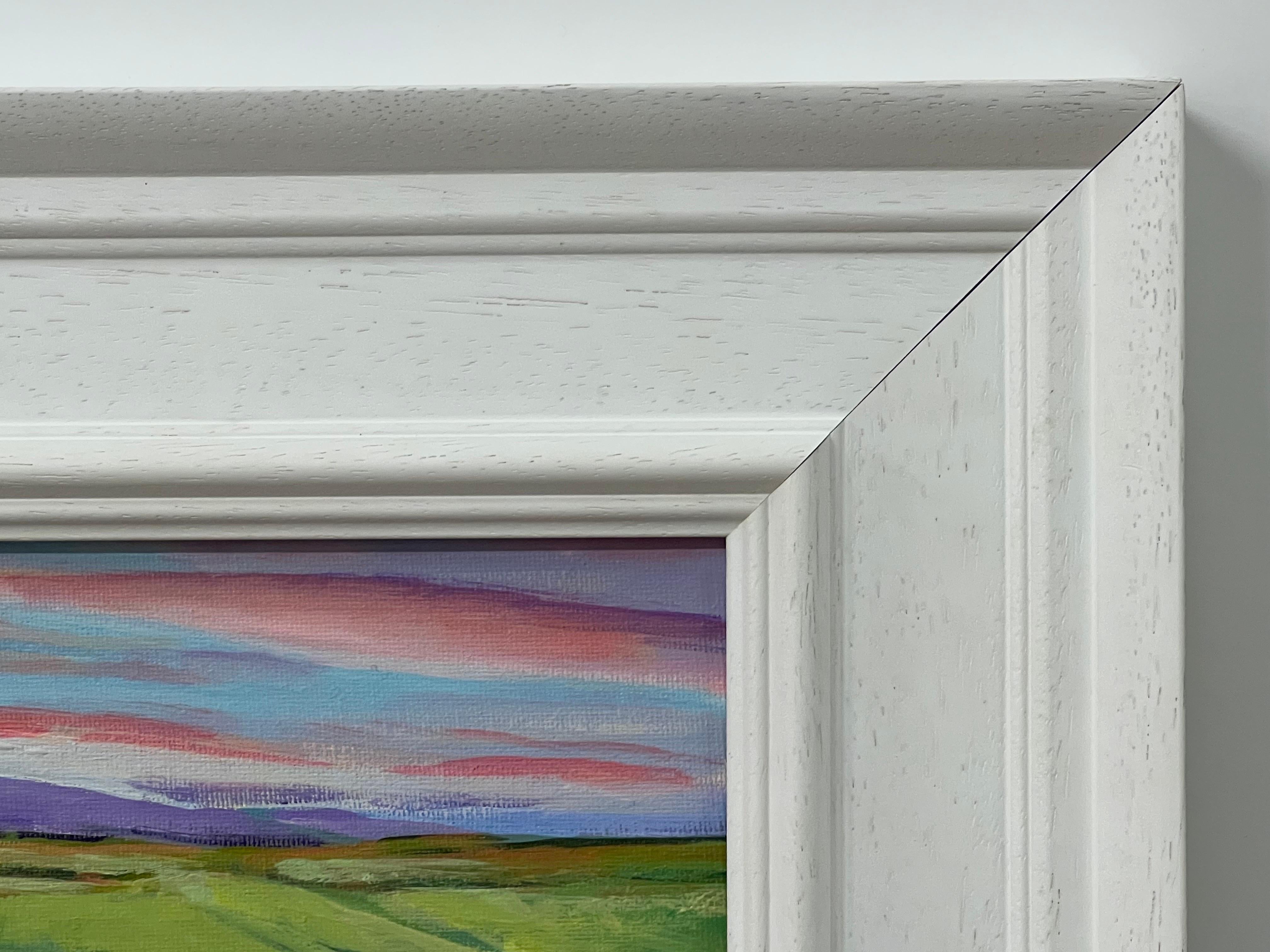 Paysage miniature de la côte est des Highlands écossais par un artiste britannique en vente 3