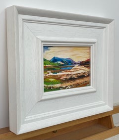 Miniature Landscape Study of Scottish Highlands by Contemporary British Artist