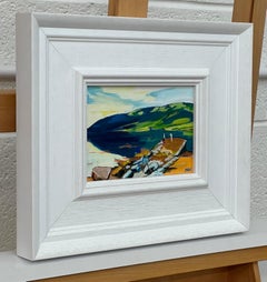 Miniature Landscape Study of Scottish Highlands by Contemporary British Artist