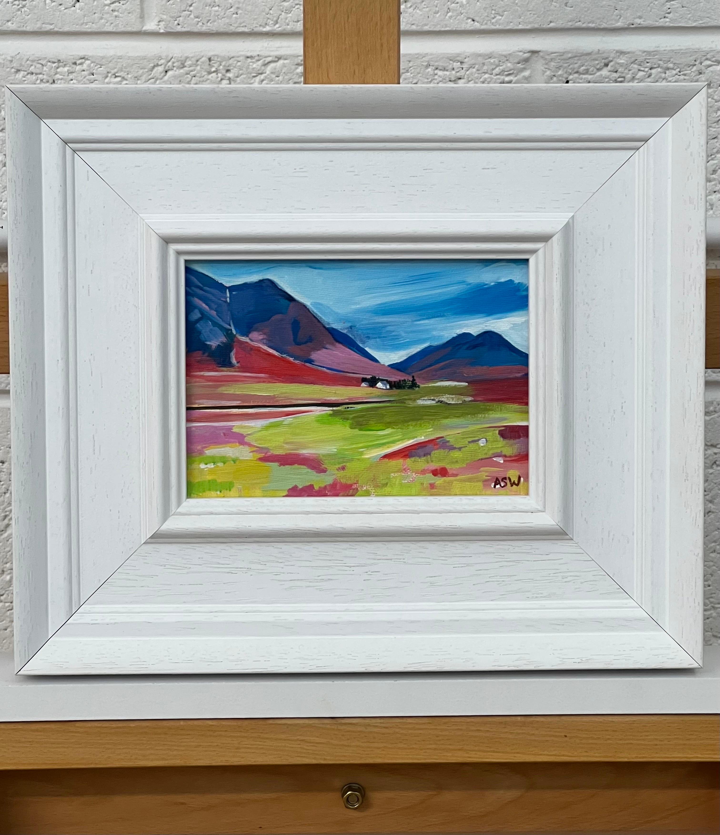 Miniature Landscape Study of the Scottish Highlands by Contemporary British Artist Angela Wakefield

Art measures 7 x 5 inches
Frame measures 12 x 10 inches 

Angela Wakefield has twice been on the front cover of ‘Art of England’ and featured in