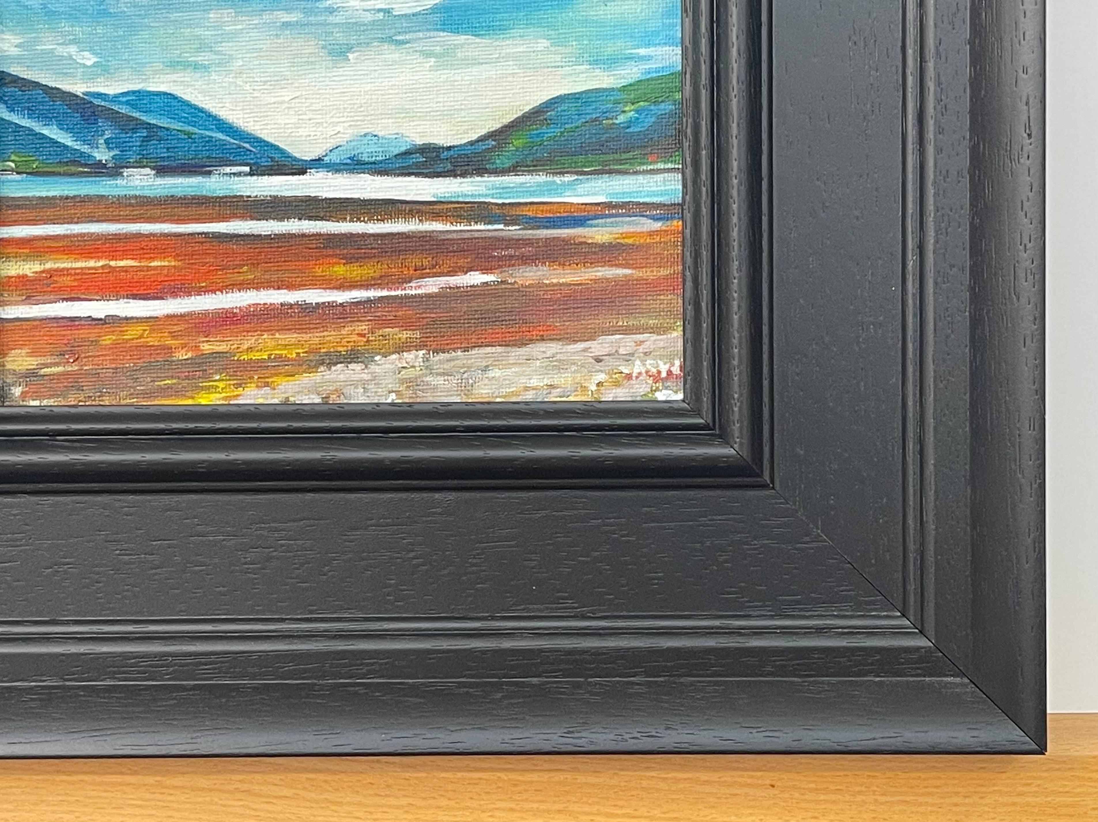 Estudio de paisaje en miniatura de las Tierras Altas de Escocia por un artista británico contemporáneo en venta 1