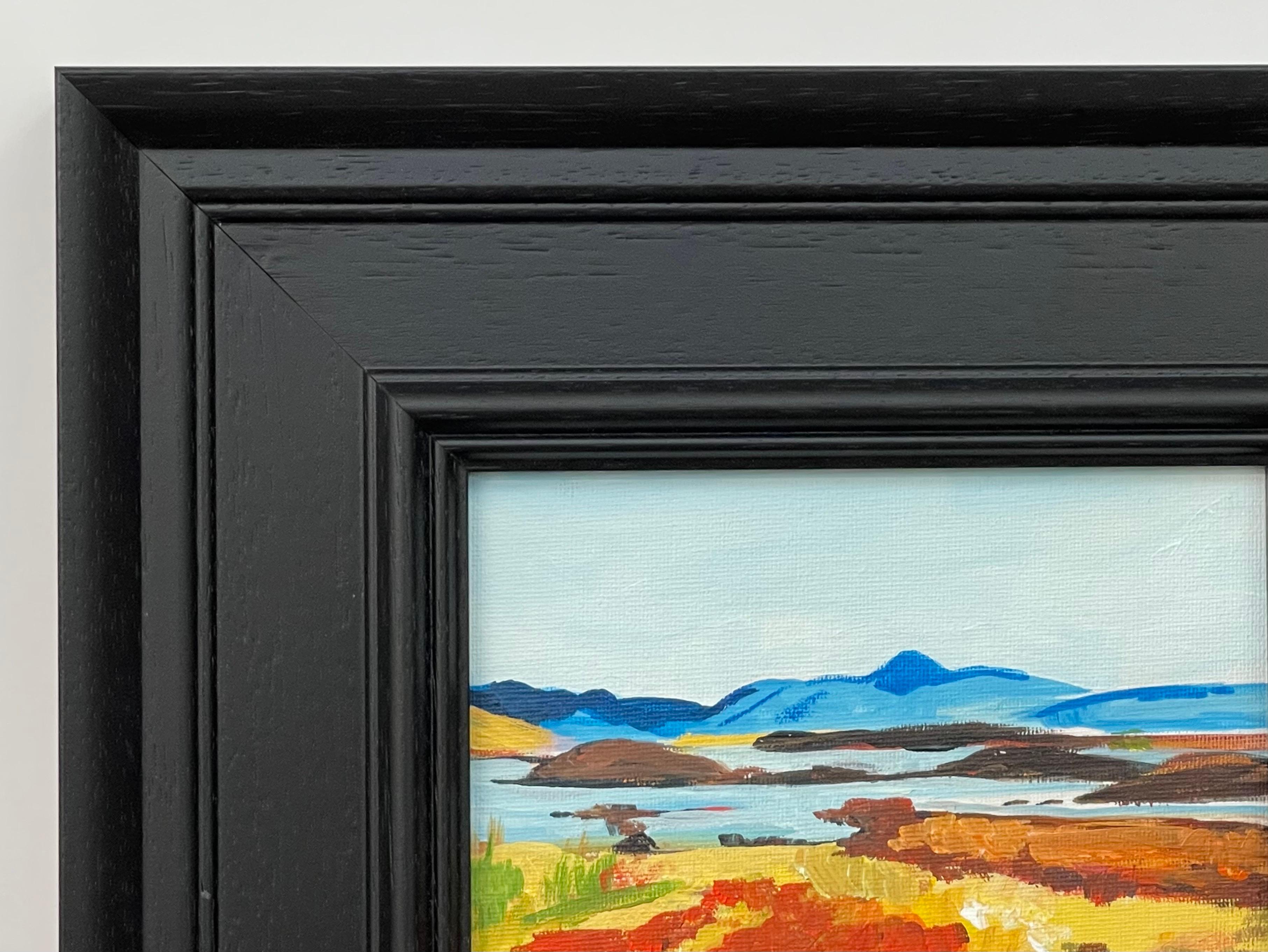 Étude de paysage miniature des Highlands écossais par un artiste britannique contemporain en vente 1