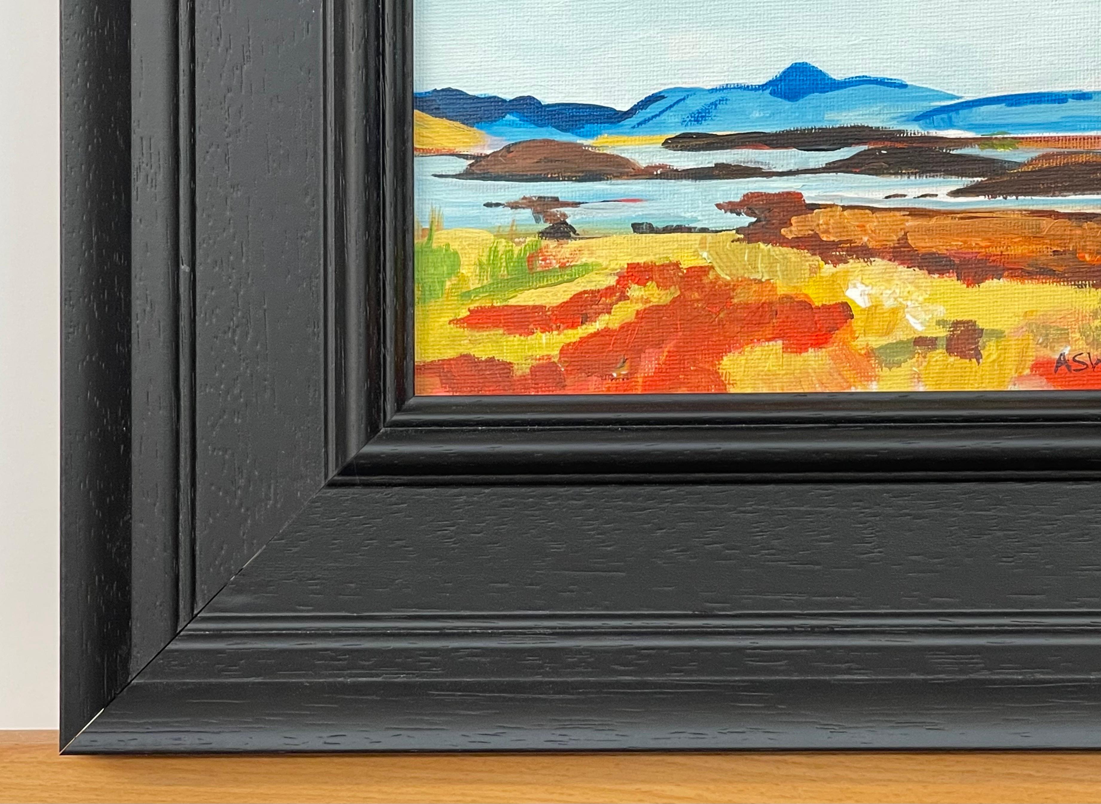 Étude de paysage miniature des Highlands écossais par un artiste britannique contemporain en vente 2