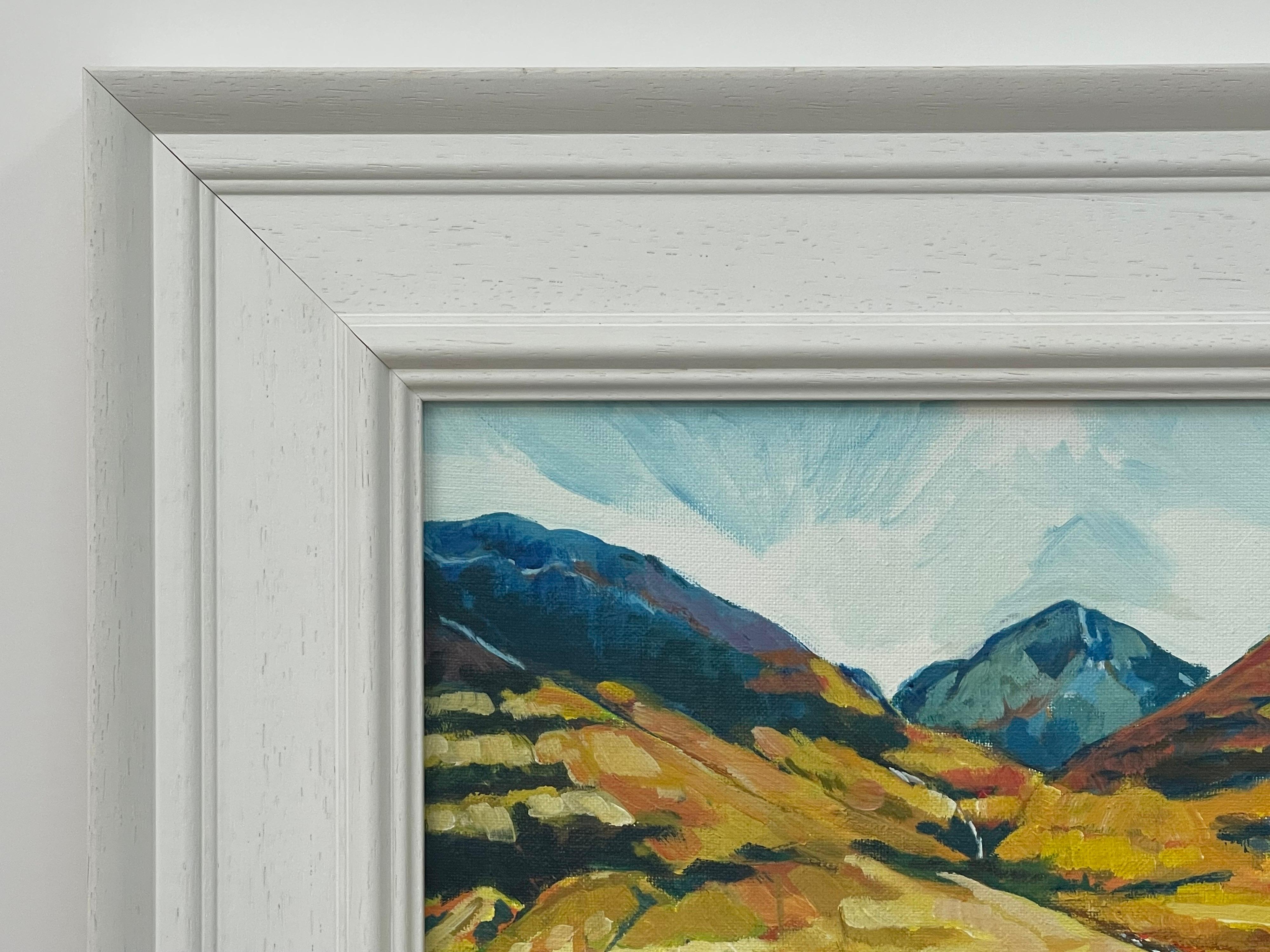 Miniature Landscape Study of Scottish Highlands by Contemporary British Artist 1