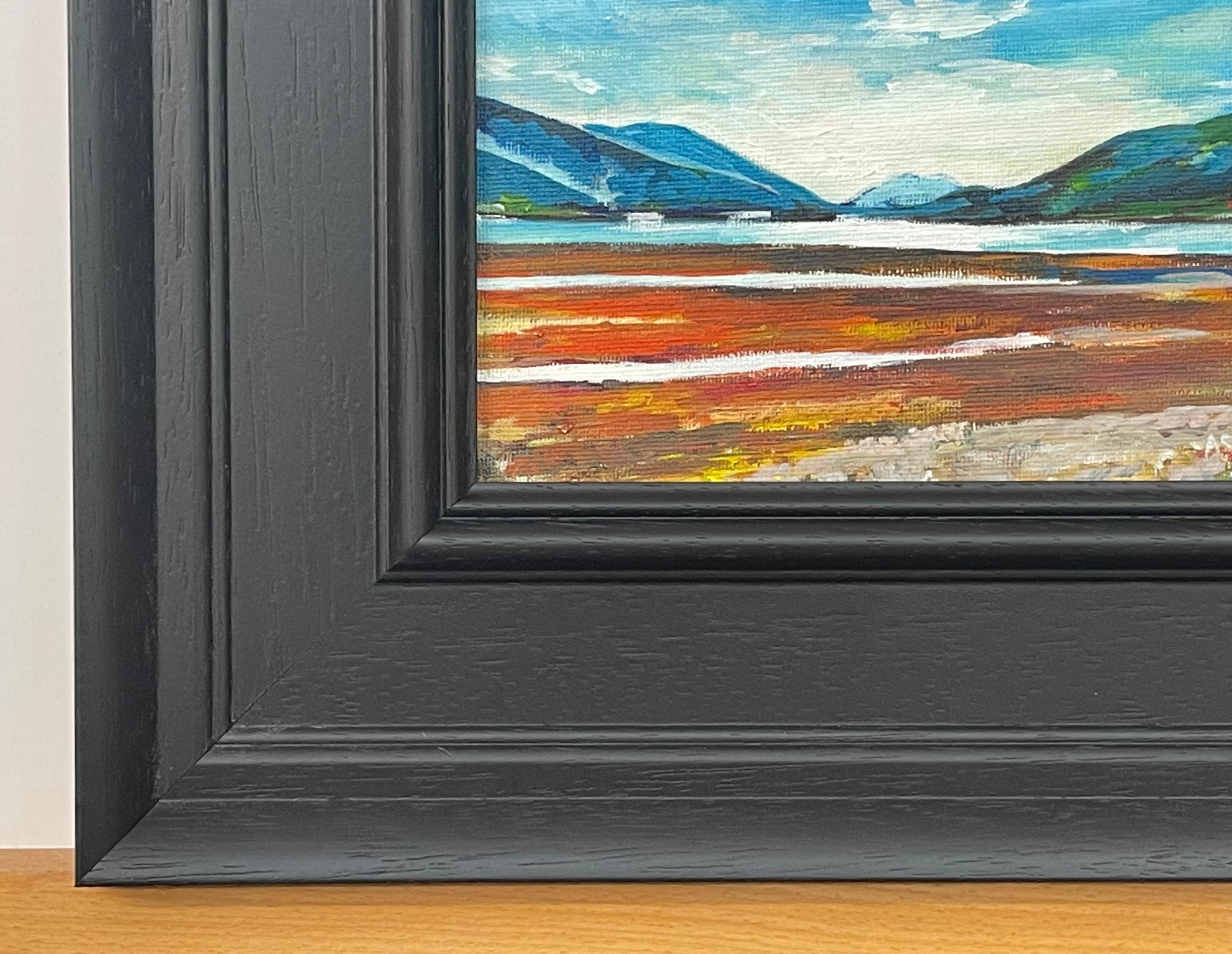 Estudio de paisaje en miniatura de las Tierras Altas de Escocia por un artista británico contemporáneo en venta 3