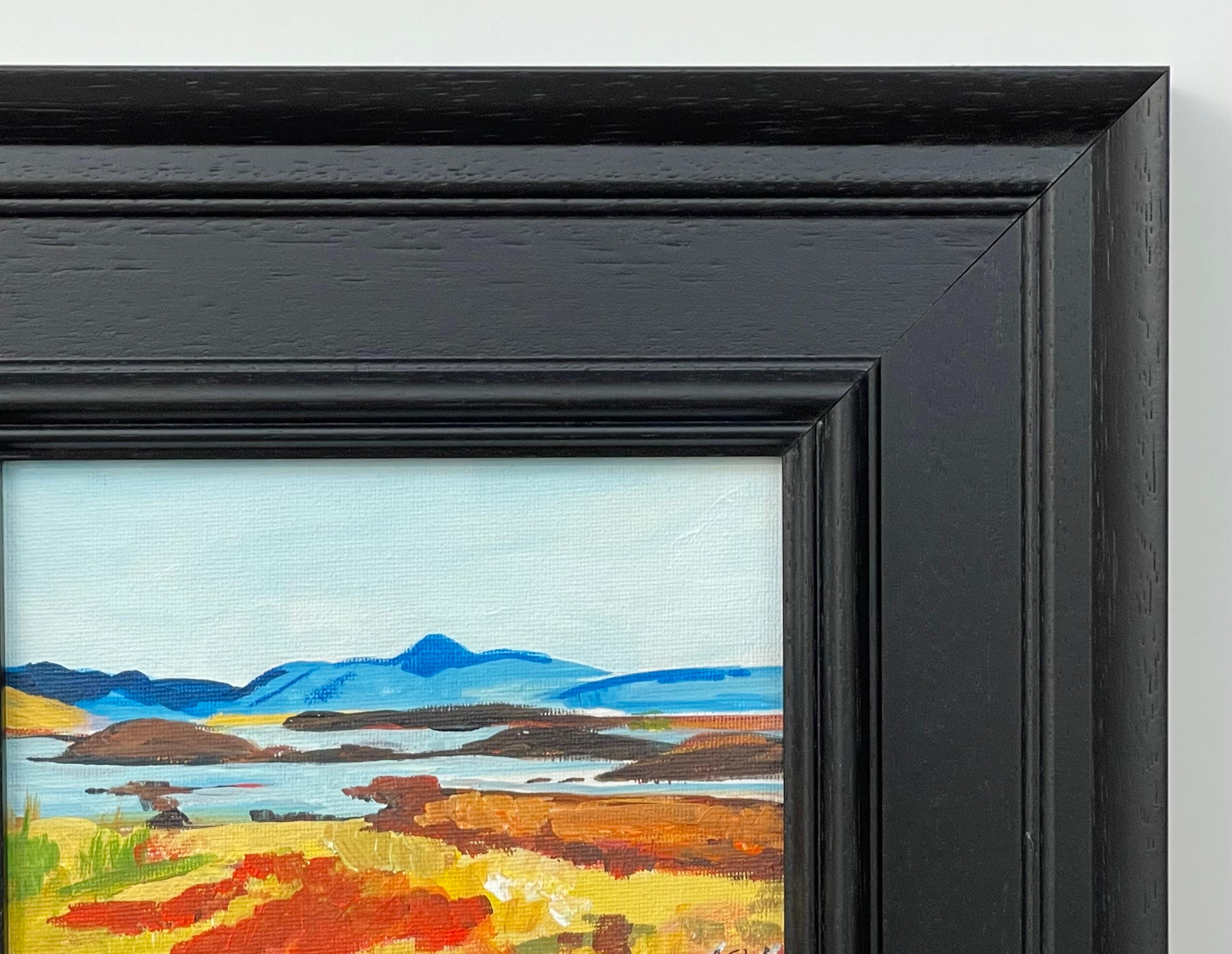 Miniature Landscape Study of Scottish Highlands by Contemporary British Artist For Sale 2