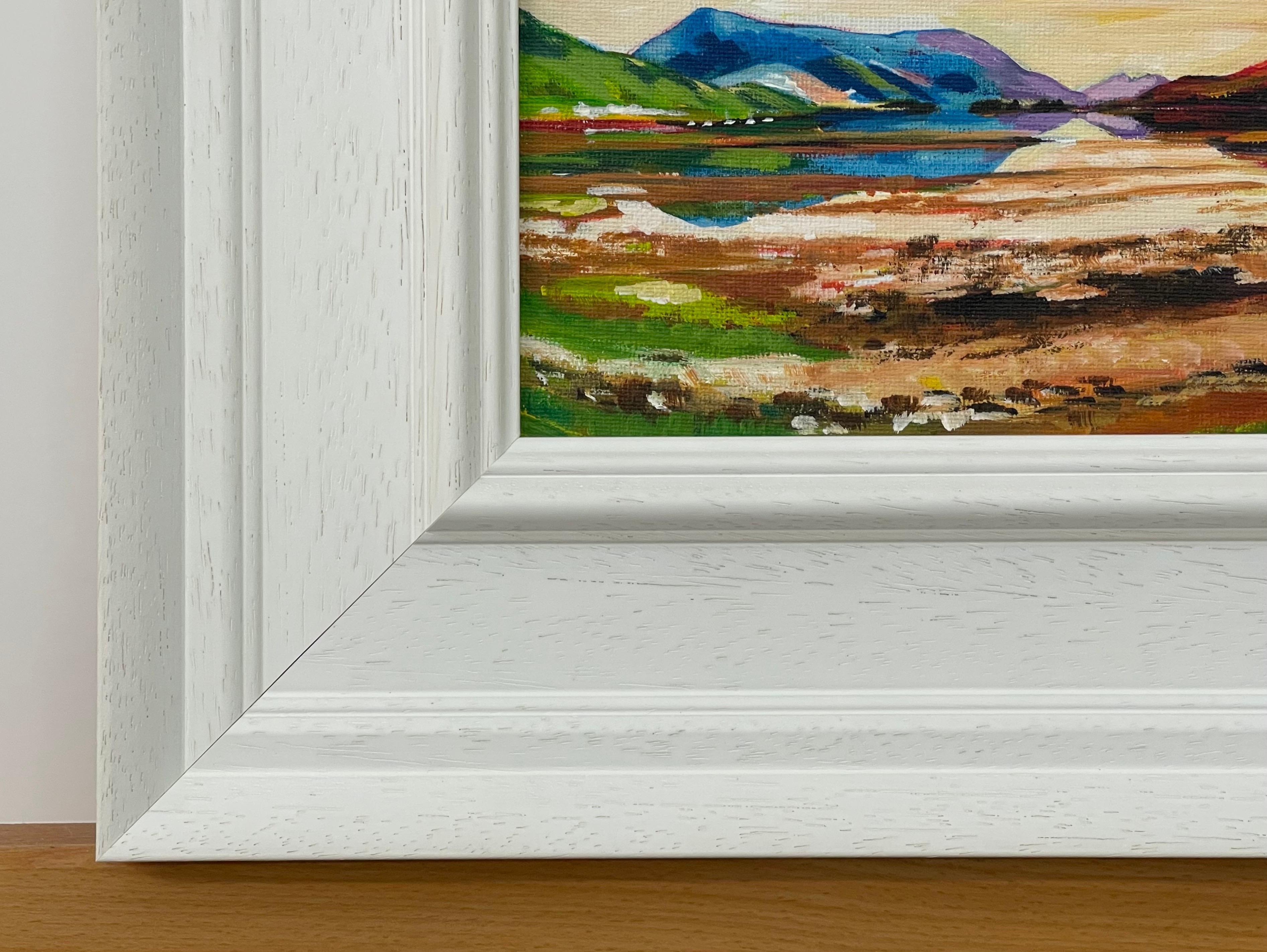 Miniature Landscape Study of Scottish Highlands by Contemporary British Artist For Sale 1