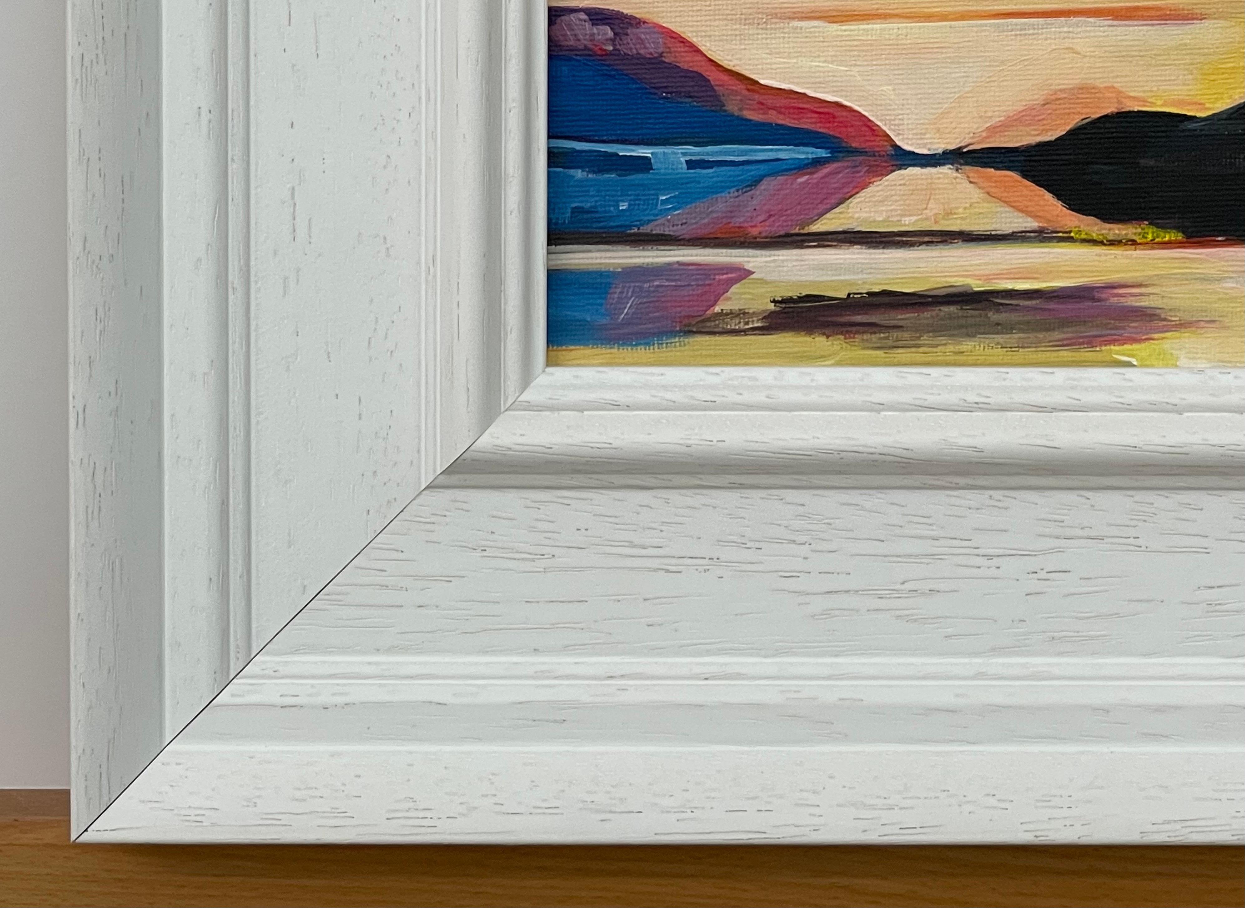 Estudio de paisaje en miniatura de las Tierras Altas de Escocia por un artista británico contemporáneo en venta 4