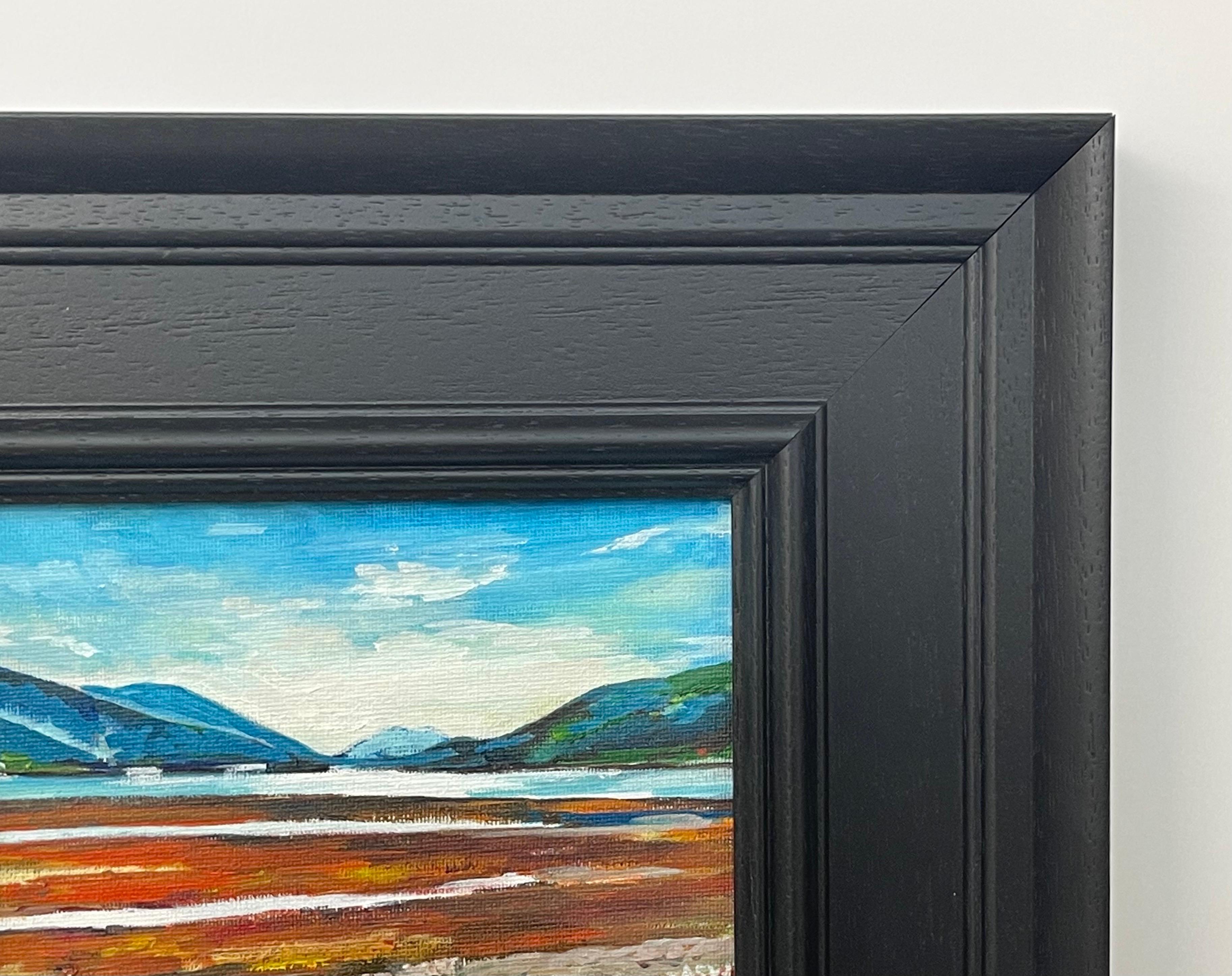Estudio de paisaje en miniatura de las Tierras Altas de Escocia por un artista británico contemporáneo en venta 4