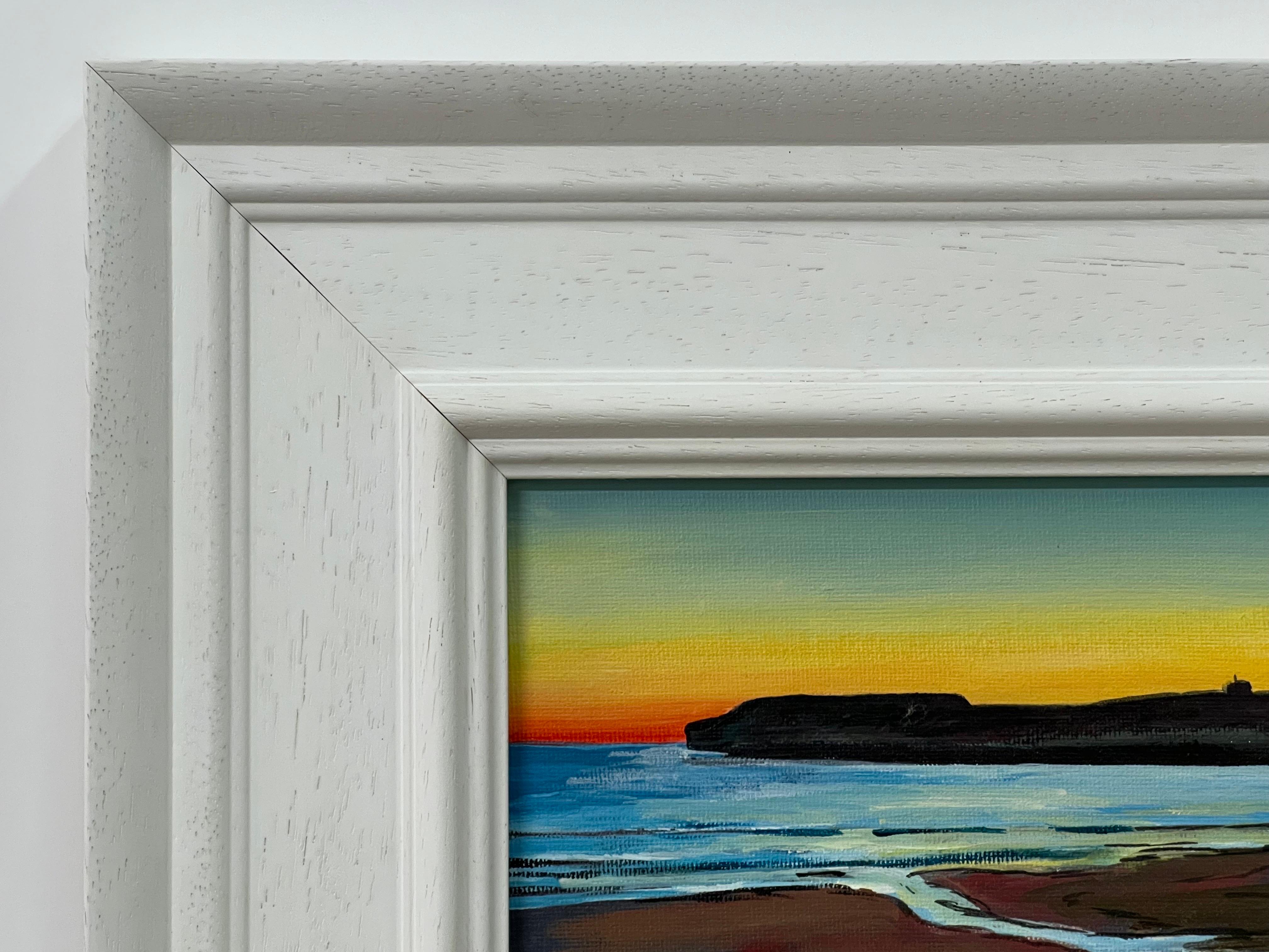 Miniatur von Dunnet Head Sonnenuntergang in den schottischen Highlands von britischen Künstler im Angebot 4