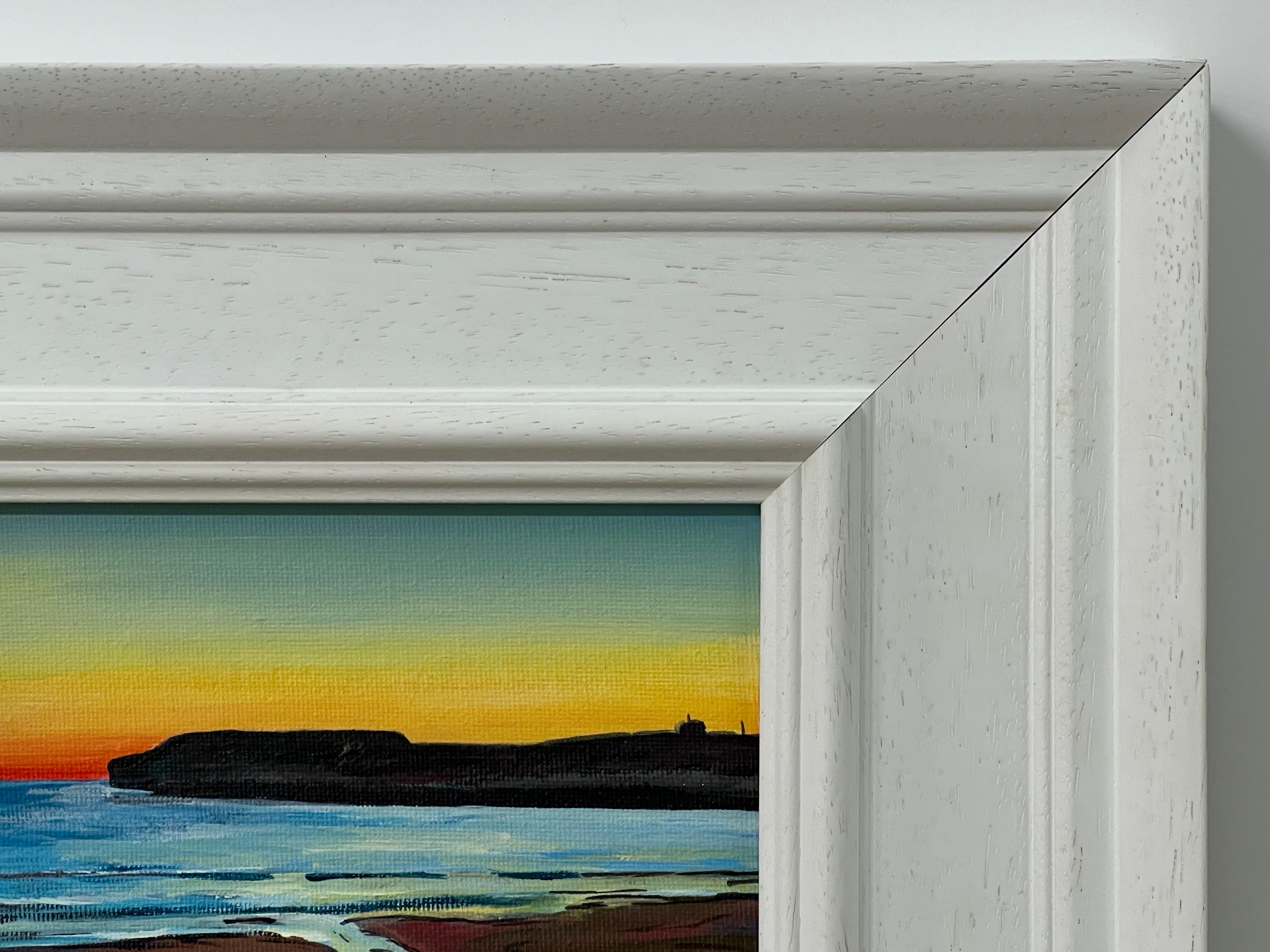 Miniatur von Dunnet Head Sonnenuntergang in den schottischen Highlands von britischen Künstler im Angebot 5