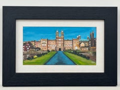 Miniature Painting of Stonyhurst College in Ribble Valley by British Artist
