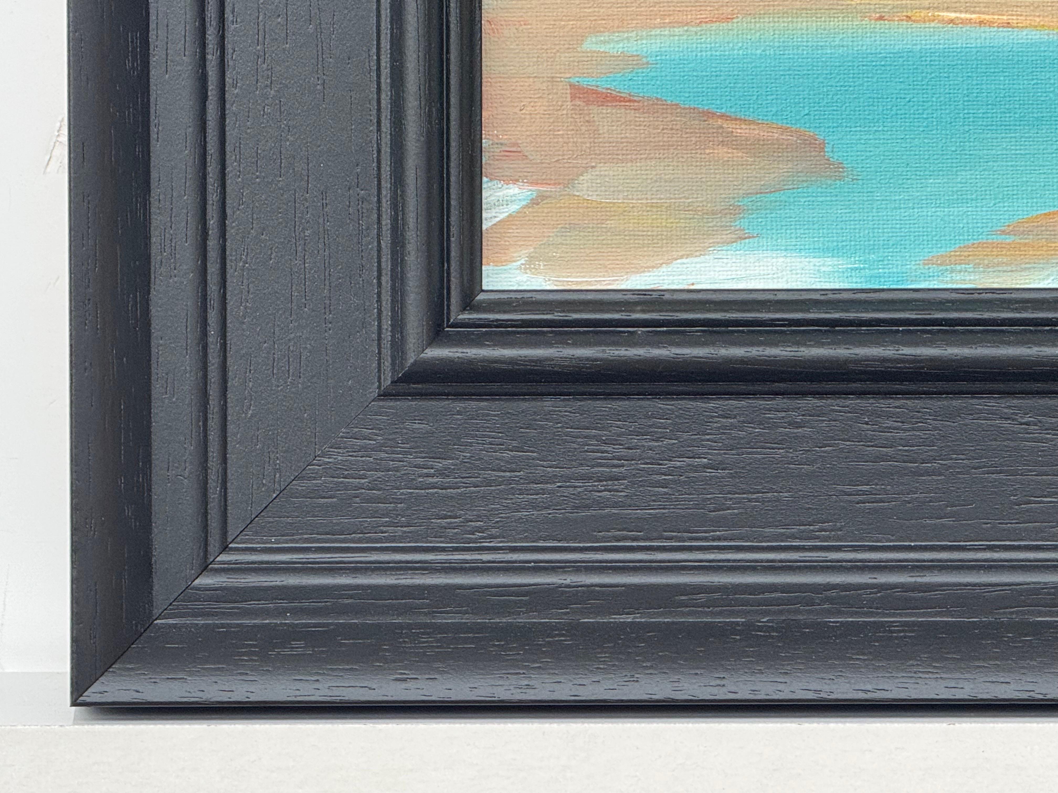 Miniature Seascape Art Study of South English Coastline by Contemporary Artist (en anglais seulement) en vente 4