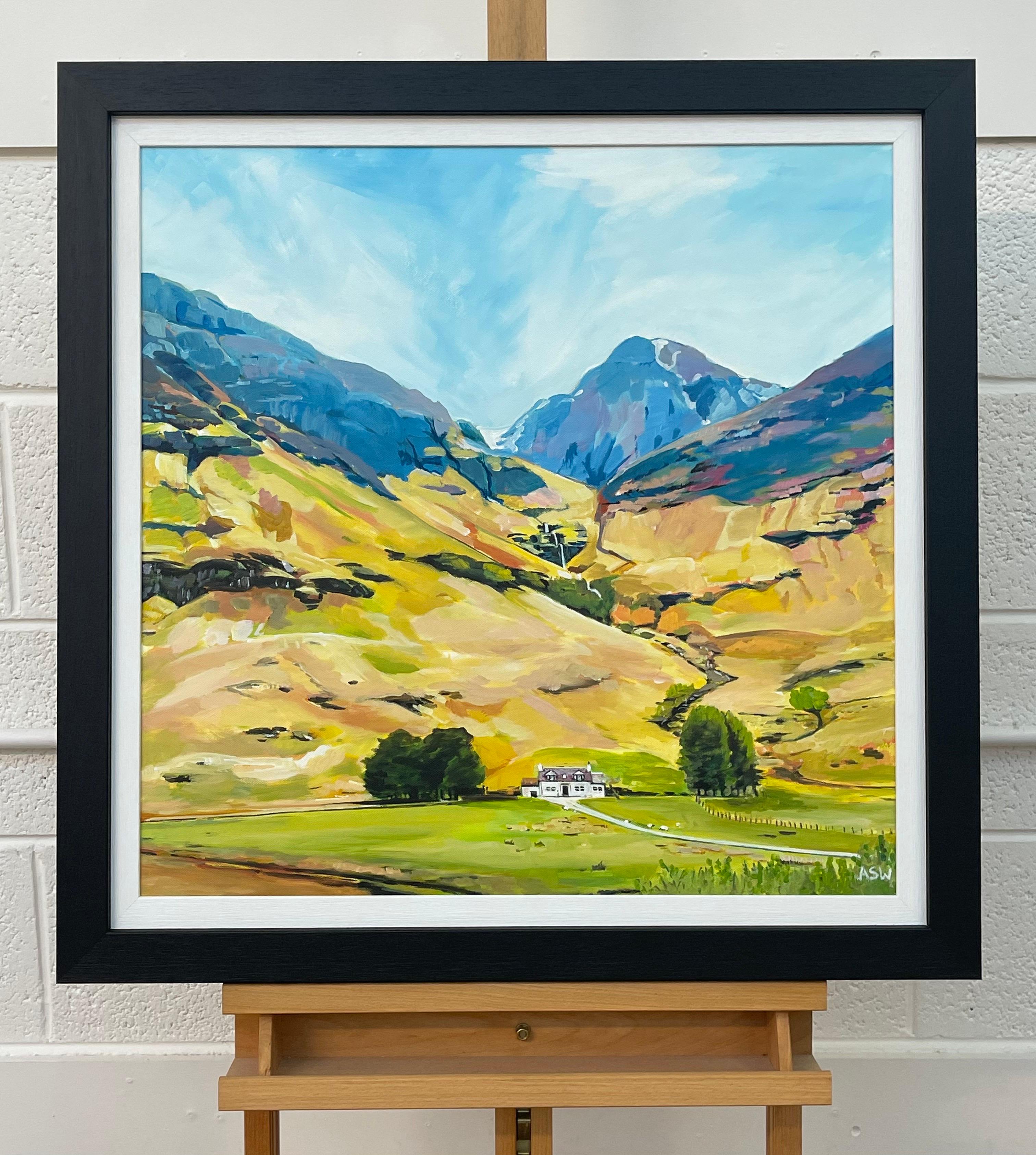 Peinture de paysage moderne des Highlands écossais par un artiste contemporain en vente 5