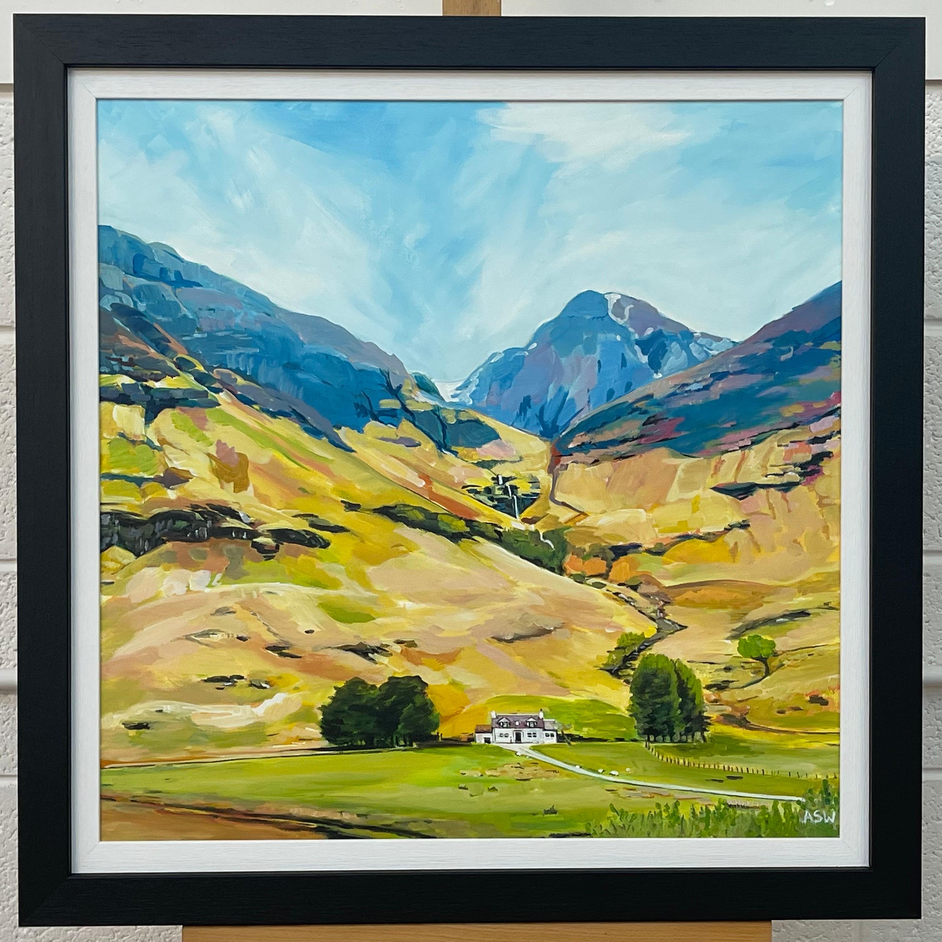 Peinture de paysage moderne des Highlands écossais par un artiste contemporain en vente 7