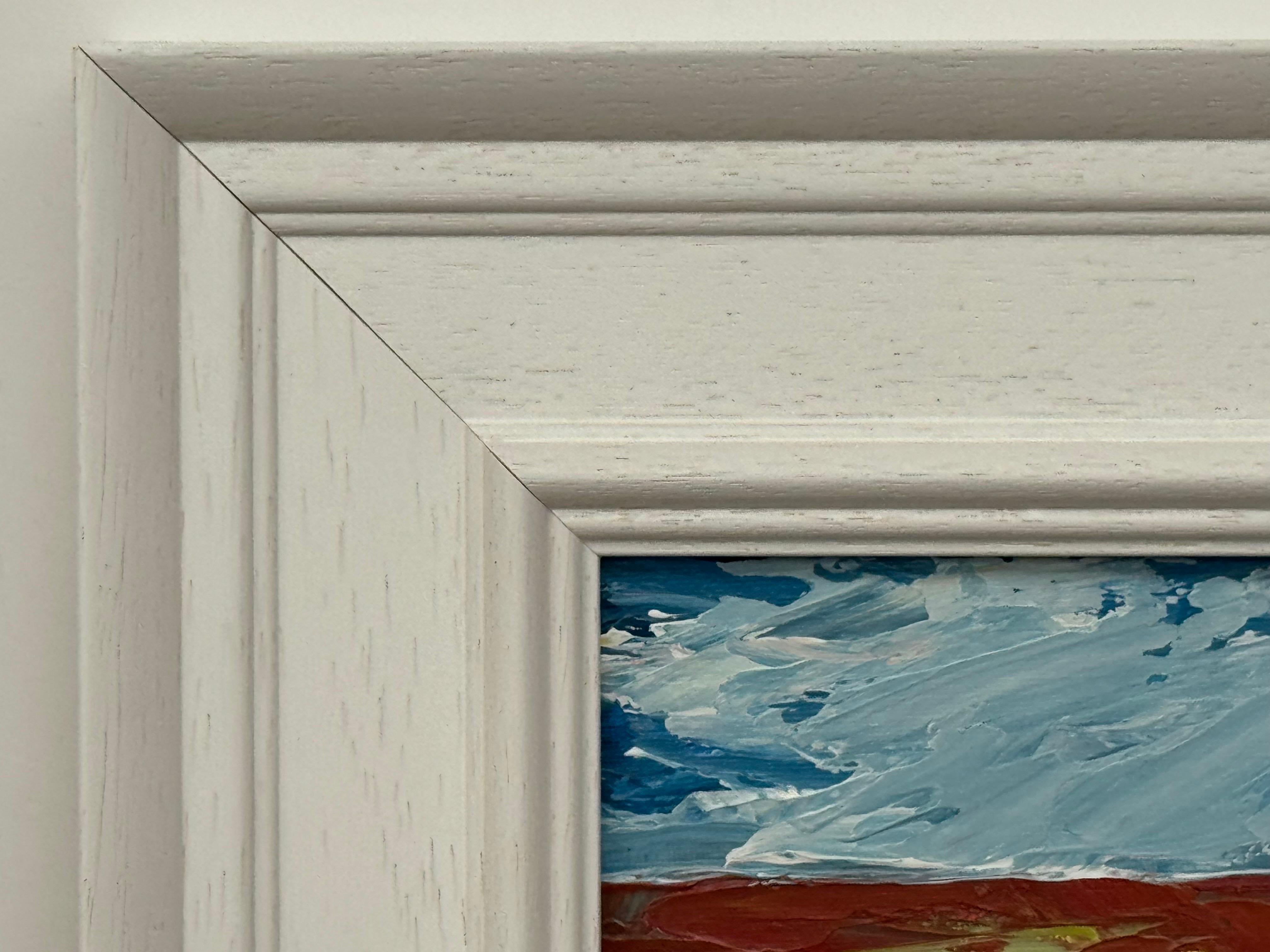 Luz de páramo - Estudio artístico de paisaje abstracto en miniatura por un artista contemporáneo en venta 5